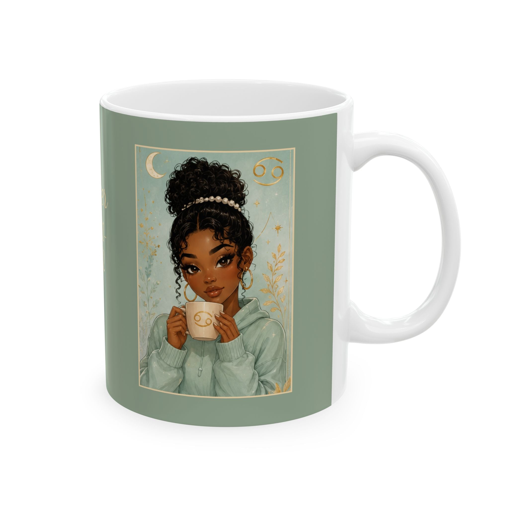 Cancer Zodiac Sign Ceramic Mug — Coffee Mug (11oz)