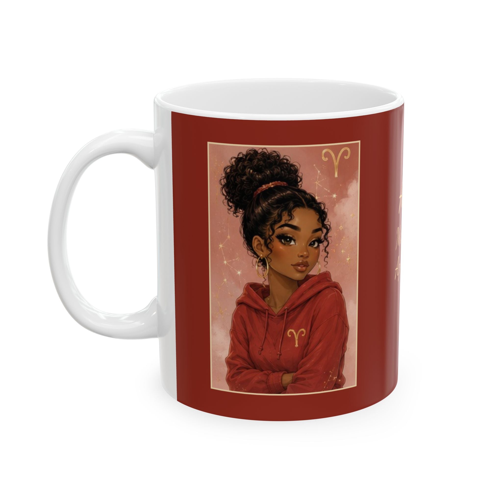 Aries Zodiac Sign Ceramic Mug — Coffee Mug (11oz)
