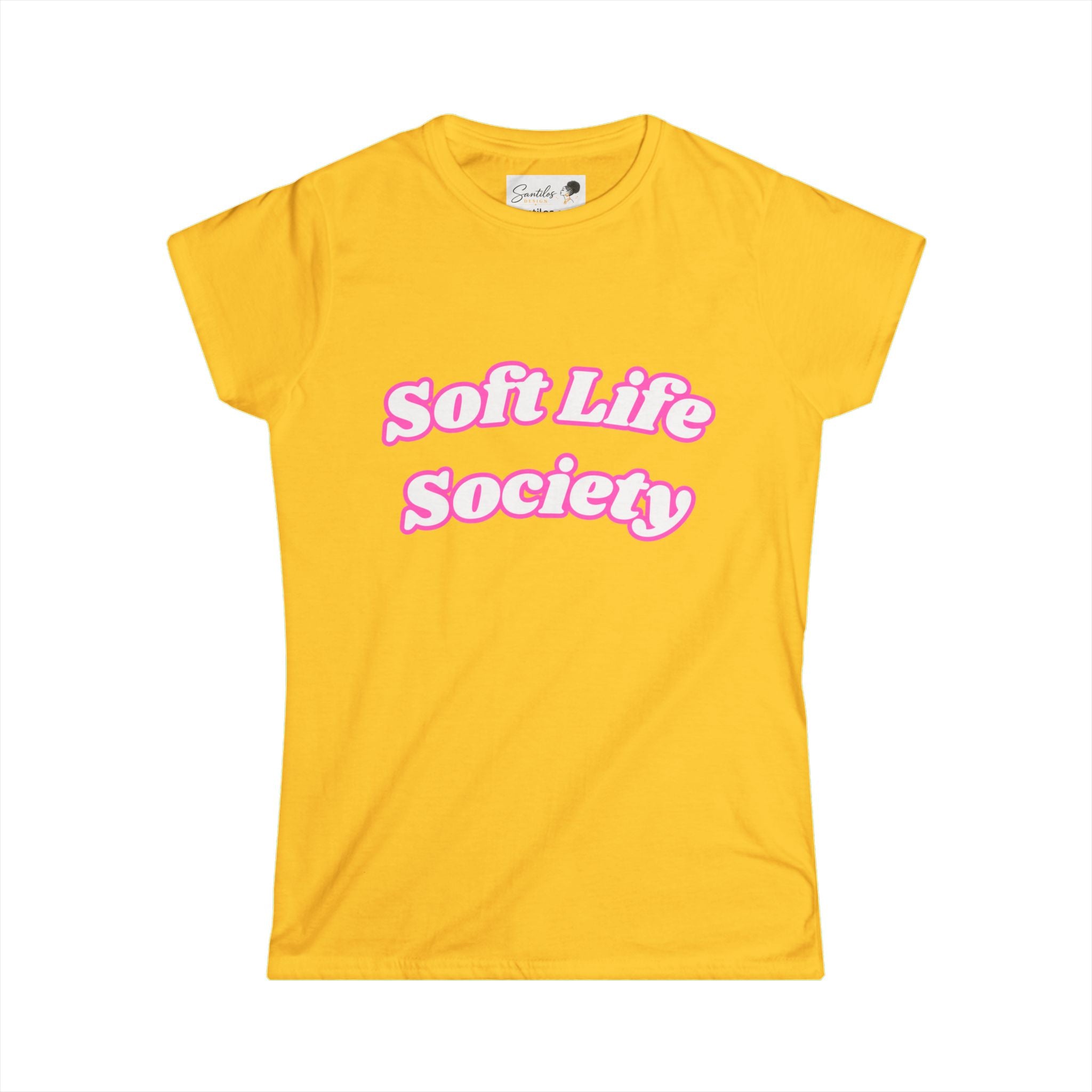 The Soft Life Society Tee - Women's Round Neck Graphic Tee