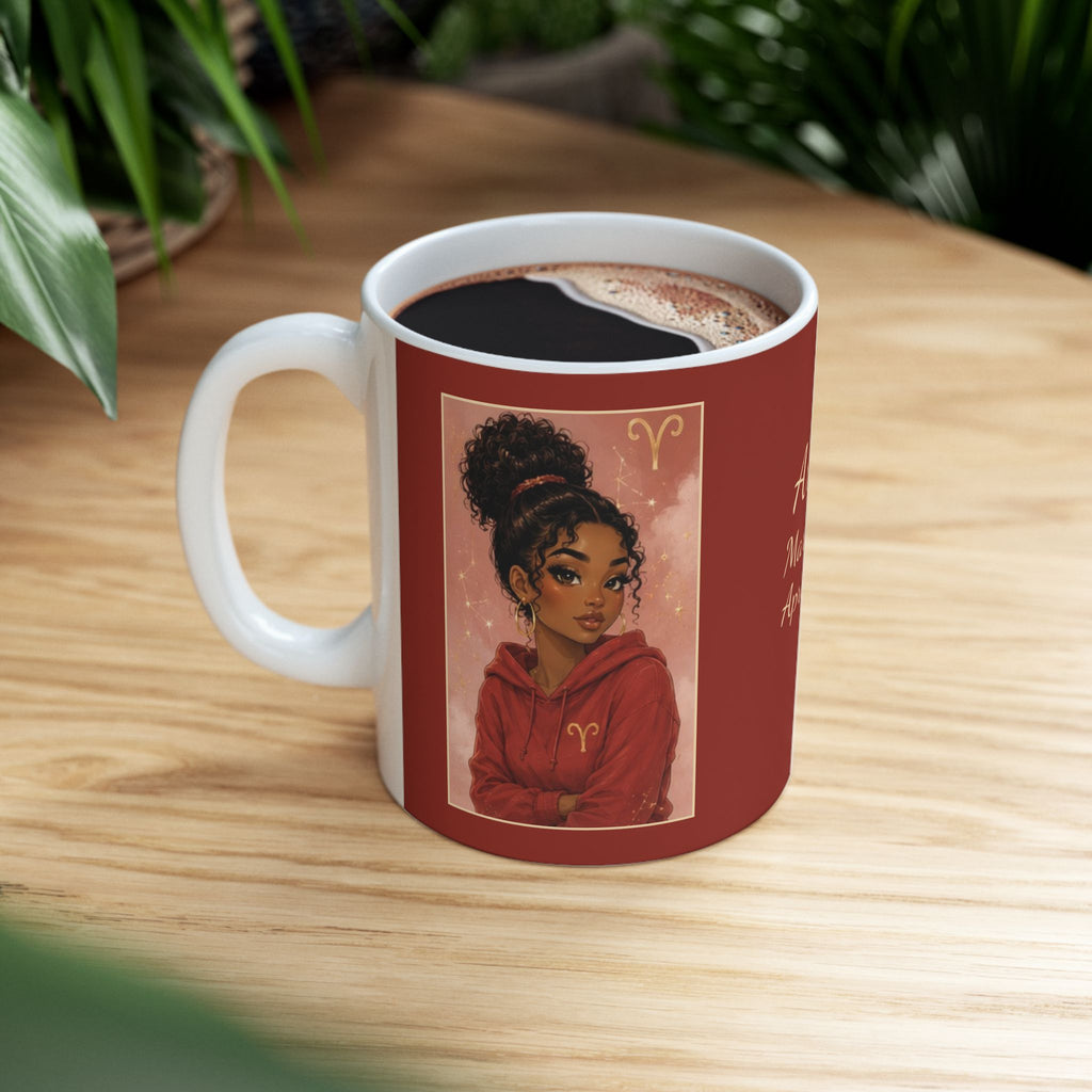 Aries Zodiac Sign Ceramic Mug — Coffee Mug (11oz)