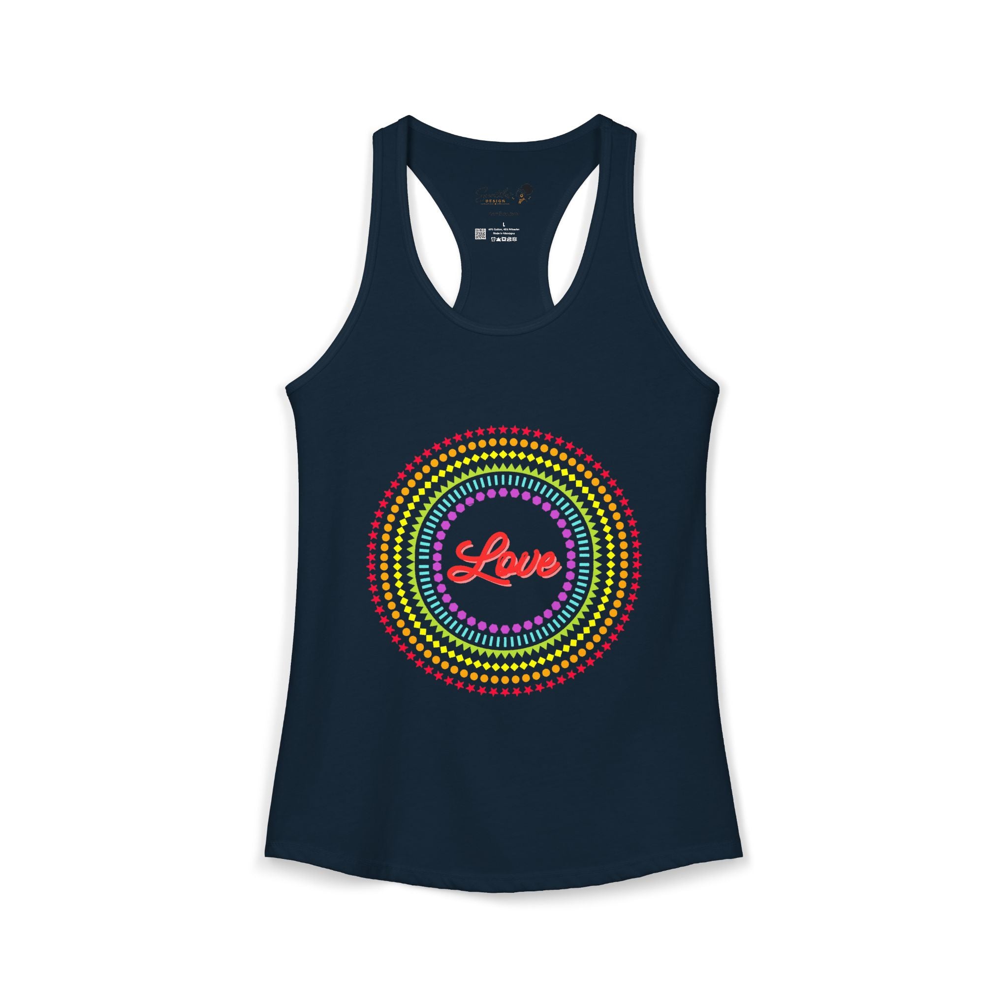 "Love" Women's Ideal Racerback Tank