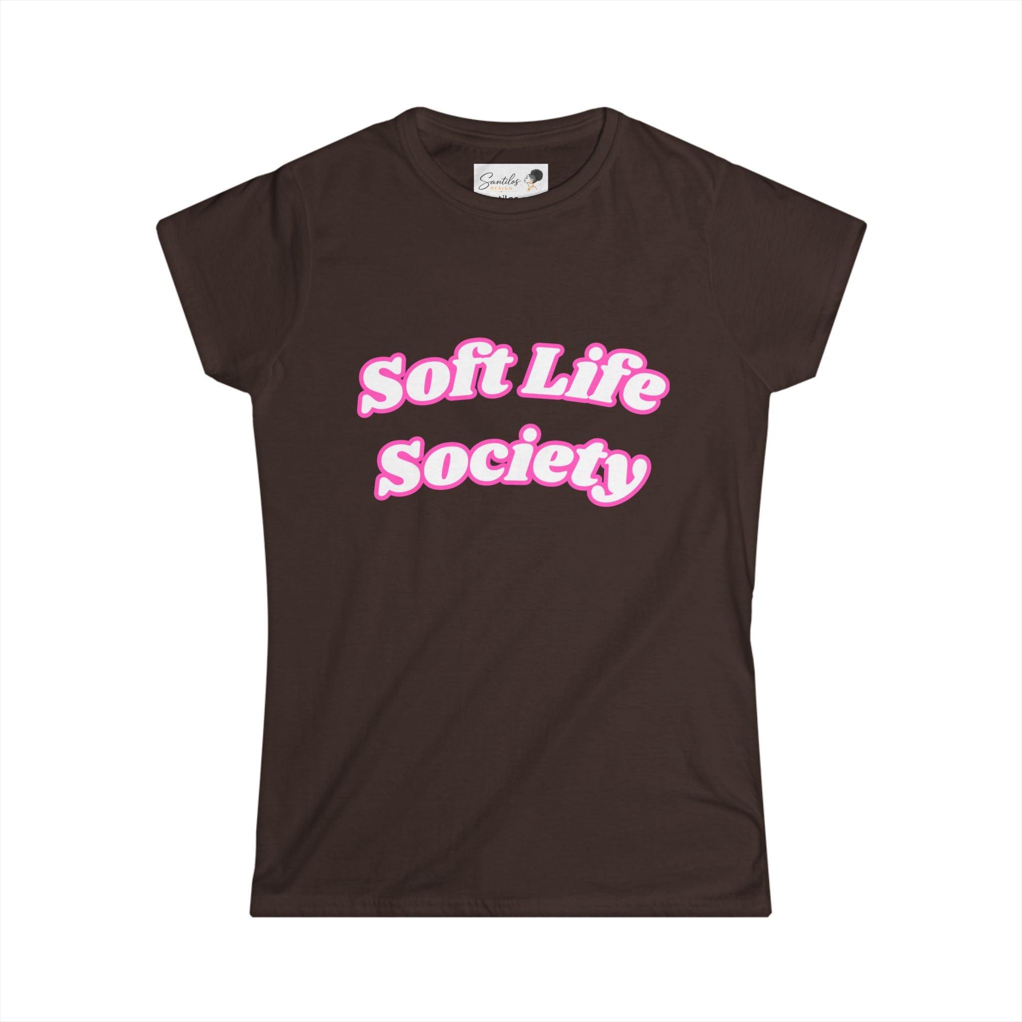 The Soft Life Society Tee - Women's Round Neck Graphic Tee