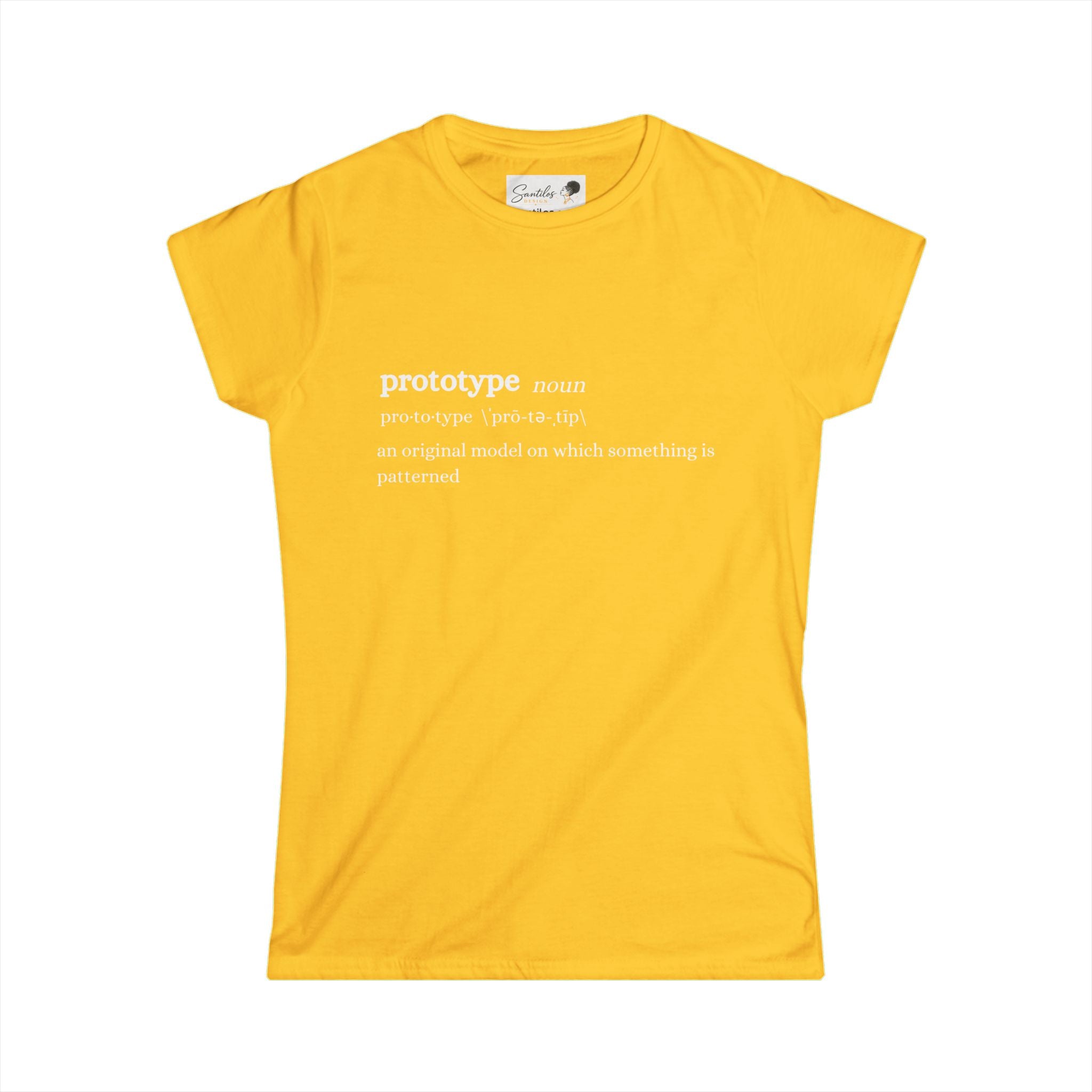 Prototype Definition - Women's Round Neck Graphic Tee