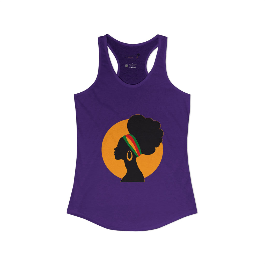 "Golden Goddess" Women's Ideal Racerback Tank