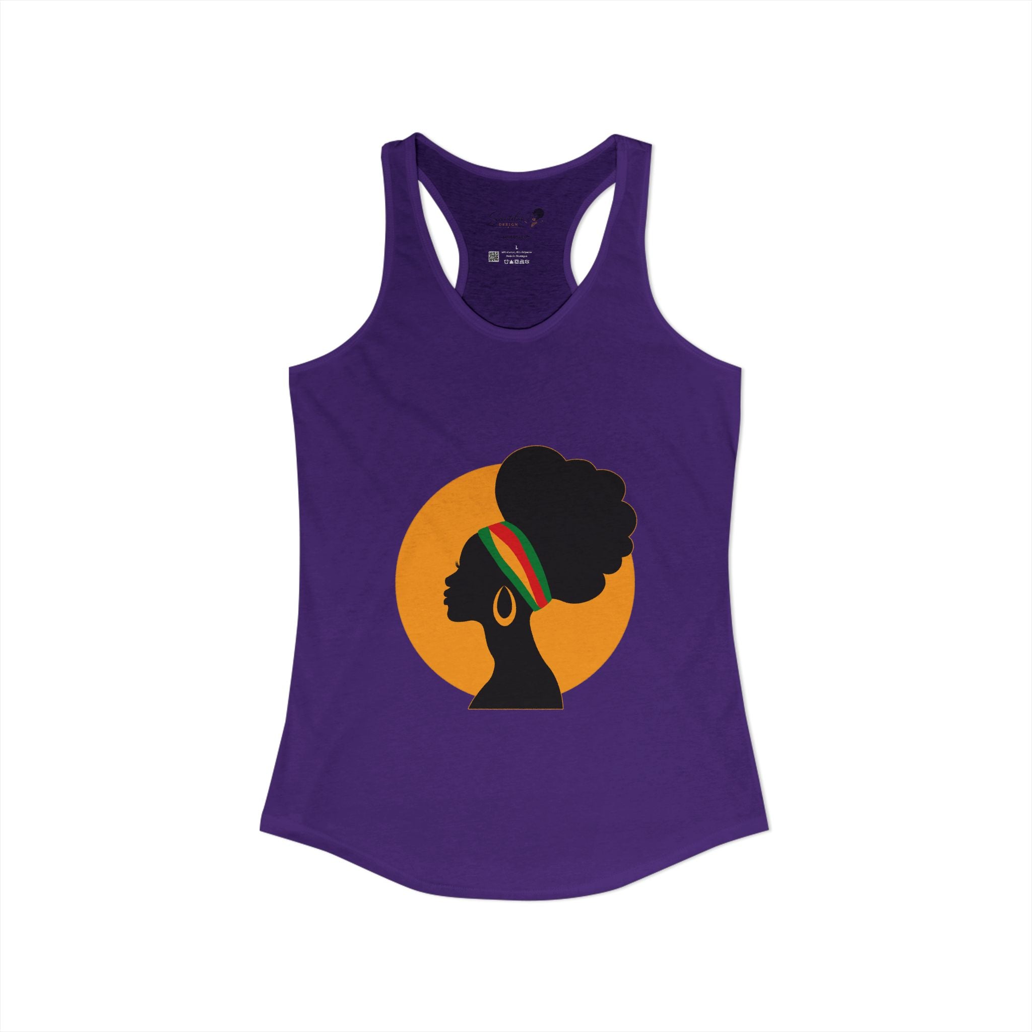 "Golden Goddess" Women's Ideal Racerback Tank
