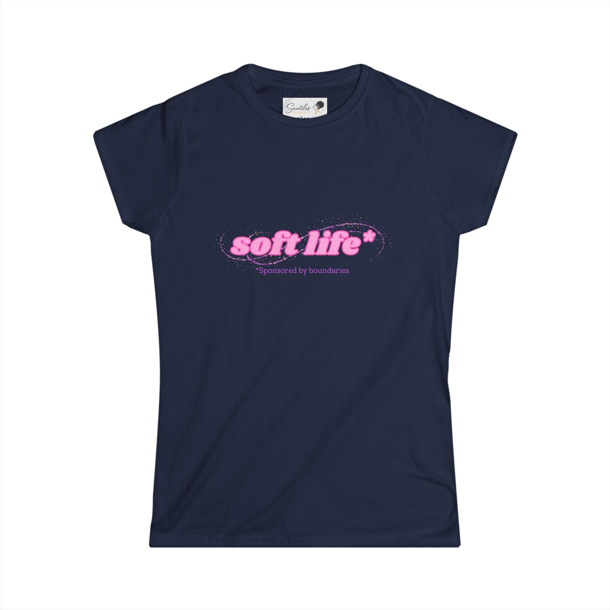 Soft Life Sponsored by Boundaries - Women's Round Neck Tee