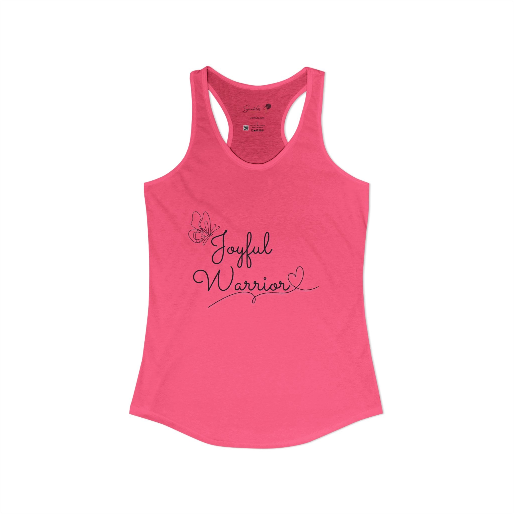 "Joyful Warrior" Women's Ideal Racerback Tank