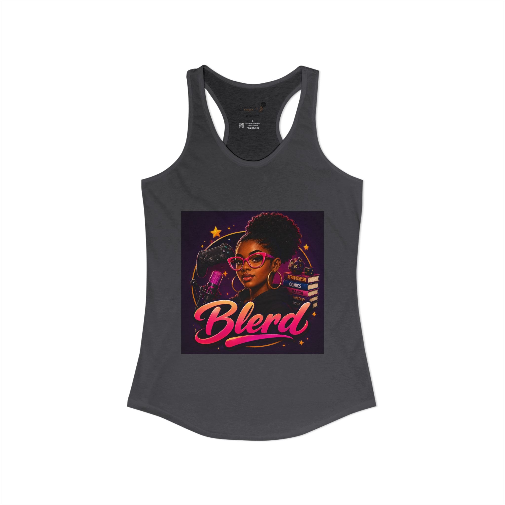 "Blerd" Women's Ideal Racerback Tank