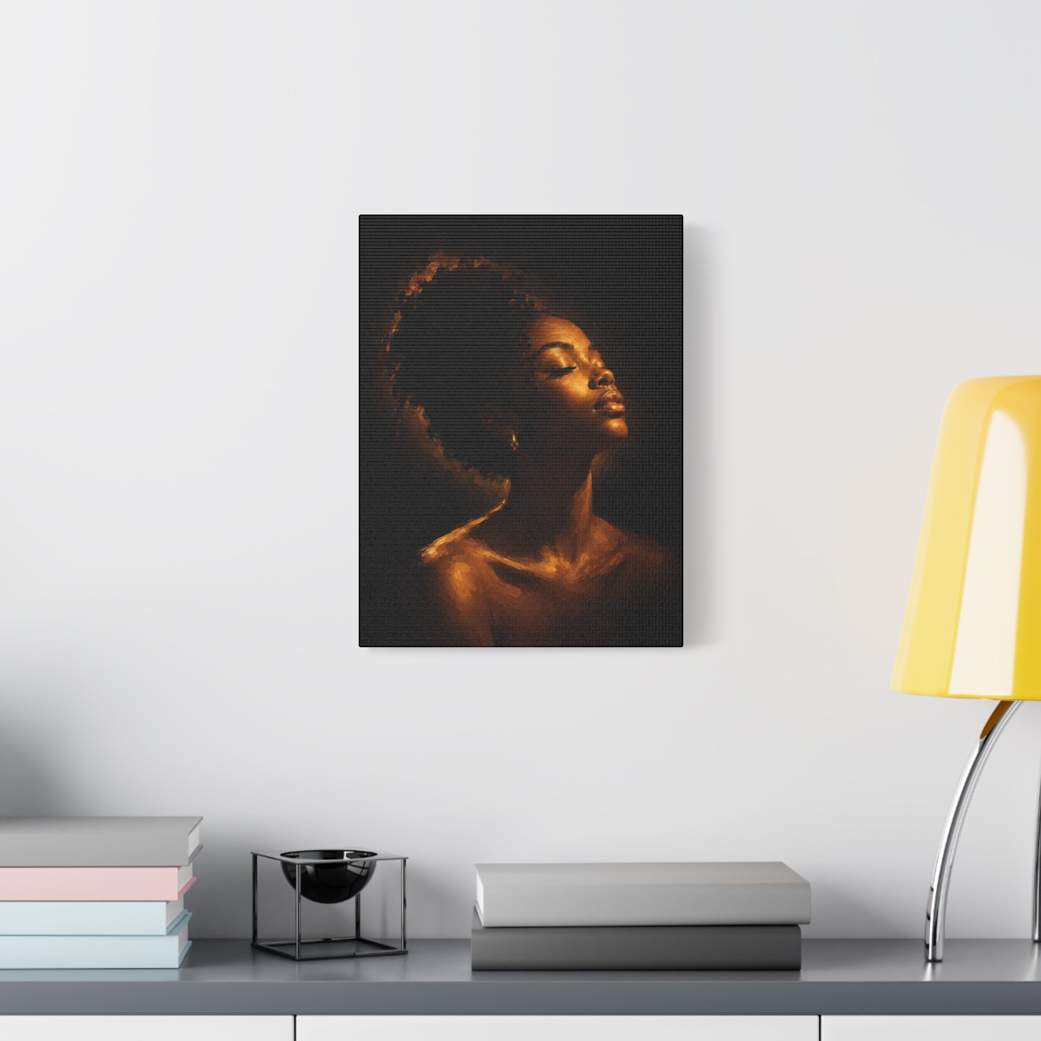 Radiant Reflection — Matte Stretched Wall Art