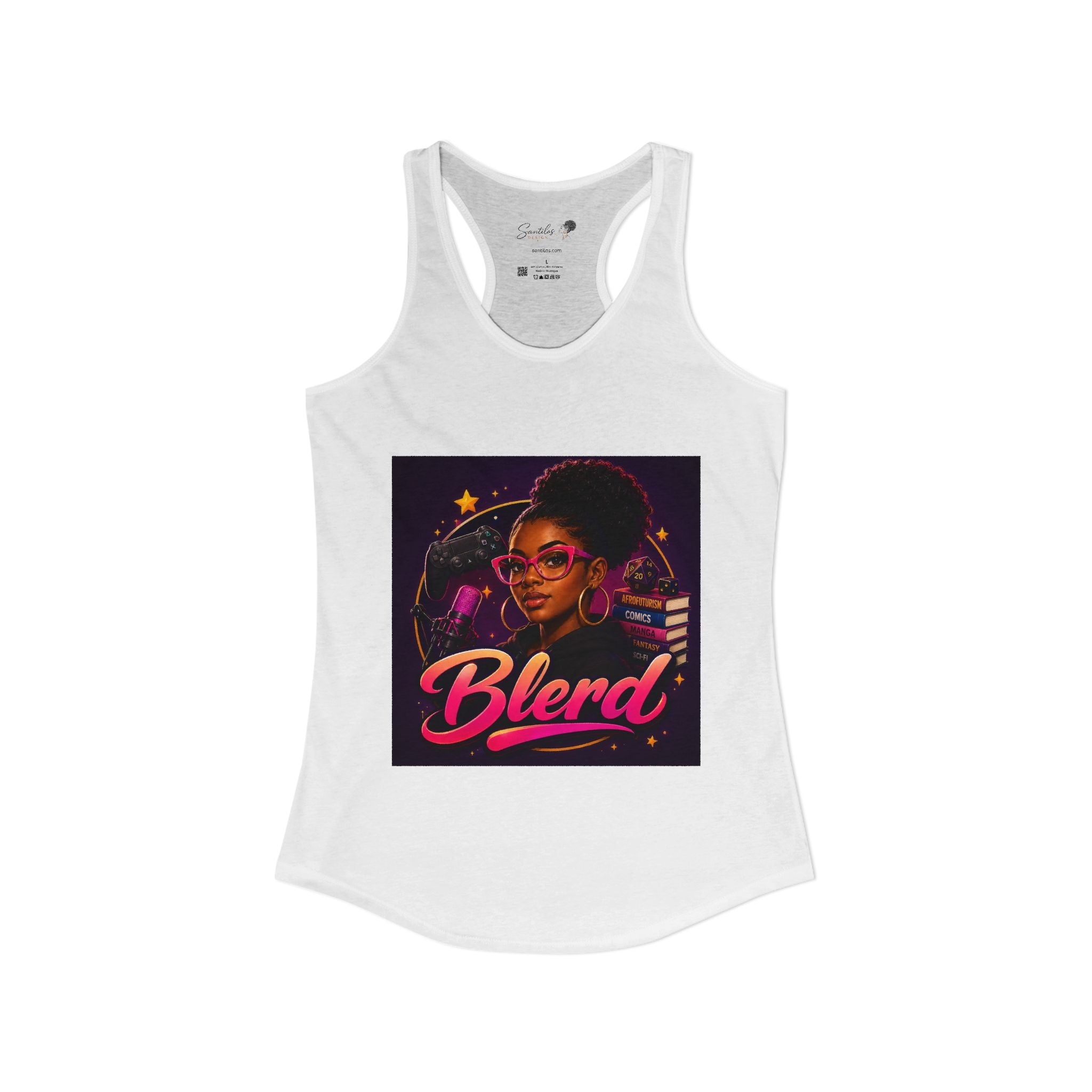"Blerd" Women's Ideal Racerback Tank