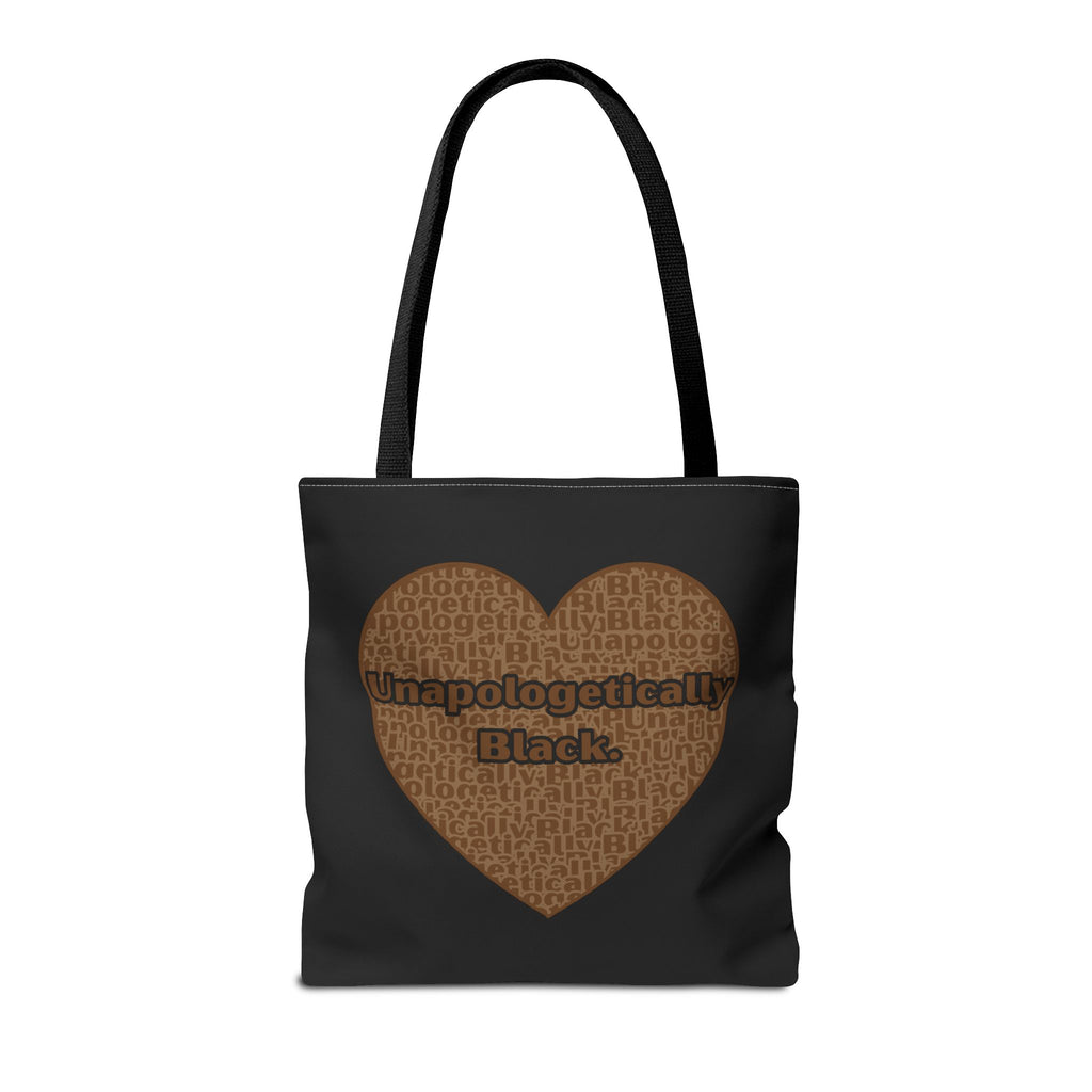 Unapologetically Black Heart Tote Bag