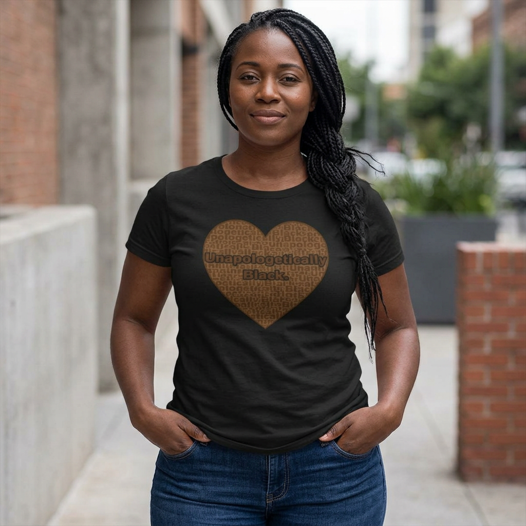 Unapogetically Black - Women's Empowerment Round Neck Tee