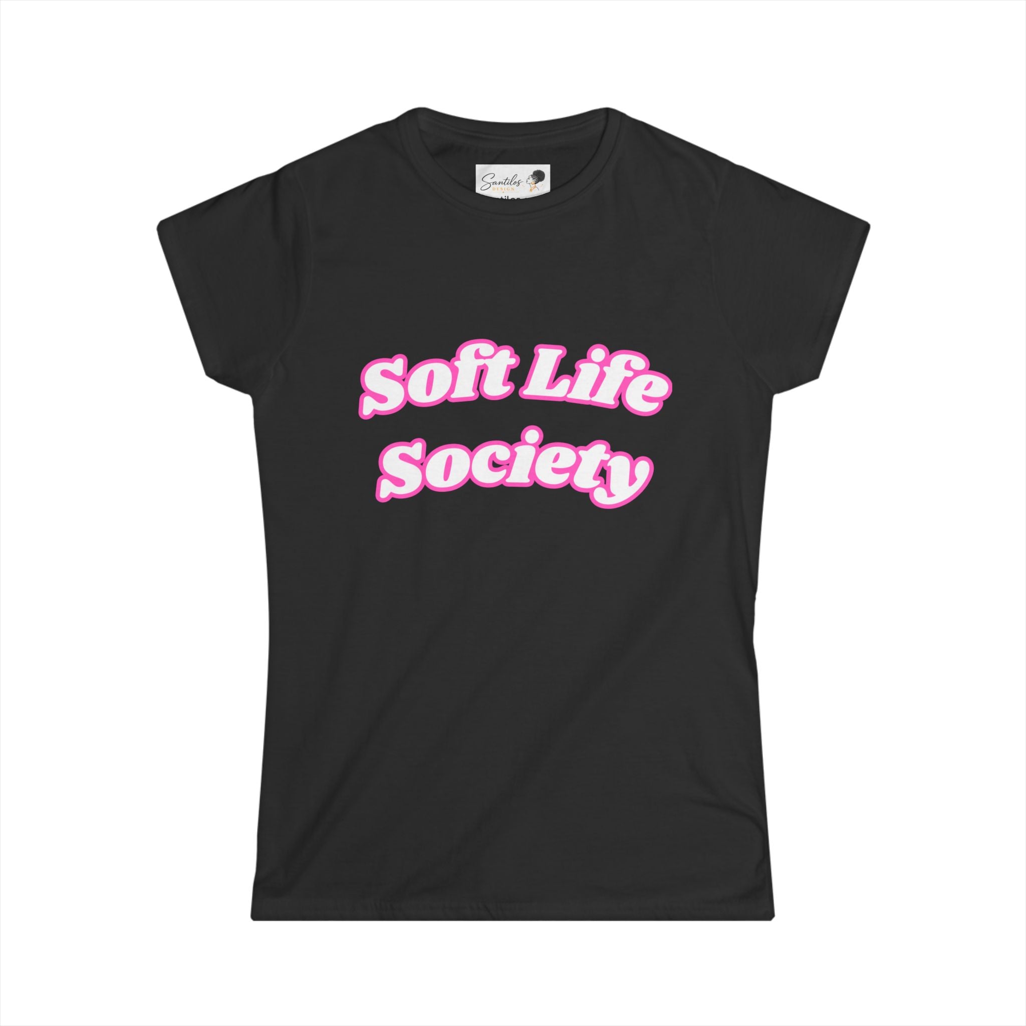 The Soft Life Society Tee - Women's Round Neck Graphic Tee
