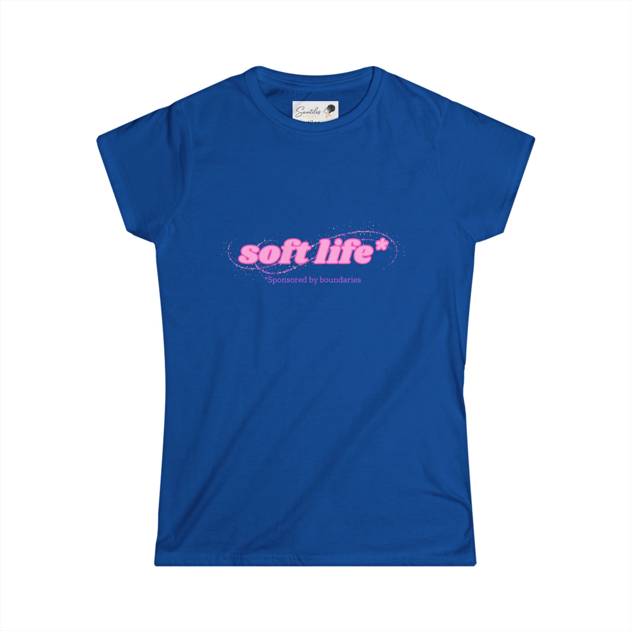 Soft Life Sponsored by Boundaries - Women's Round Neck Tee