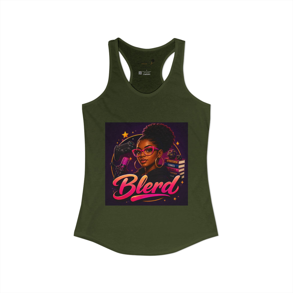 "Blerd" Women's Ideal Racerback Tank