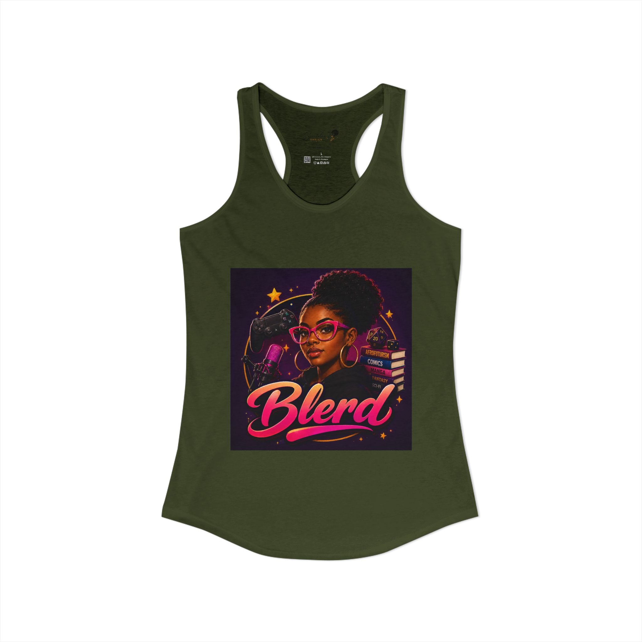"Blerd" Women's Ideal Racerback Tank