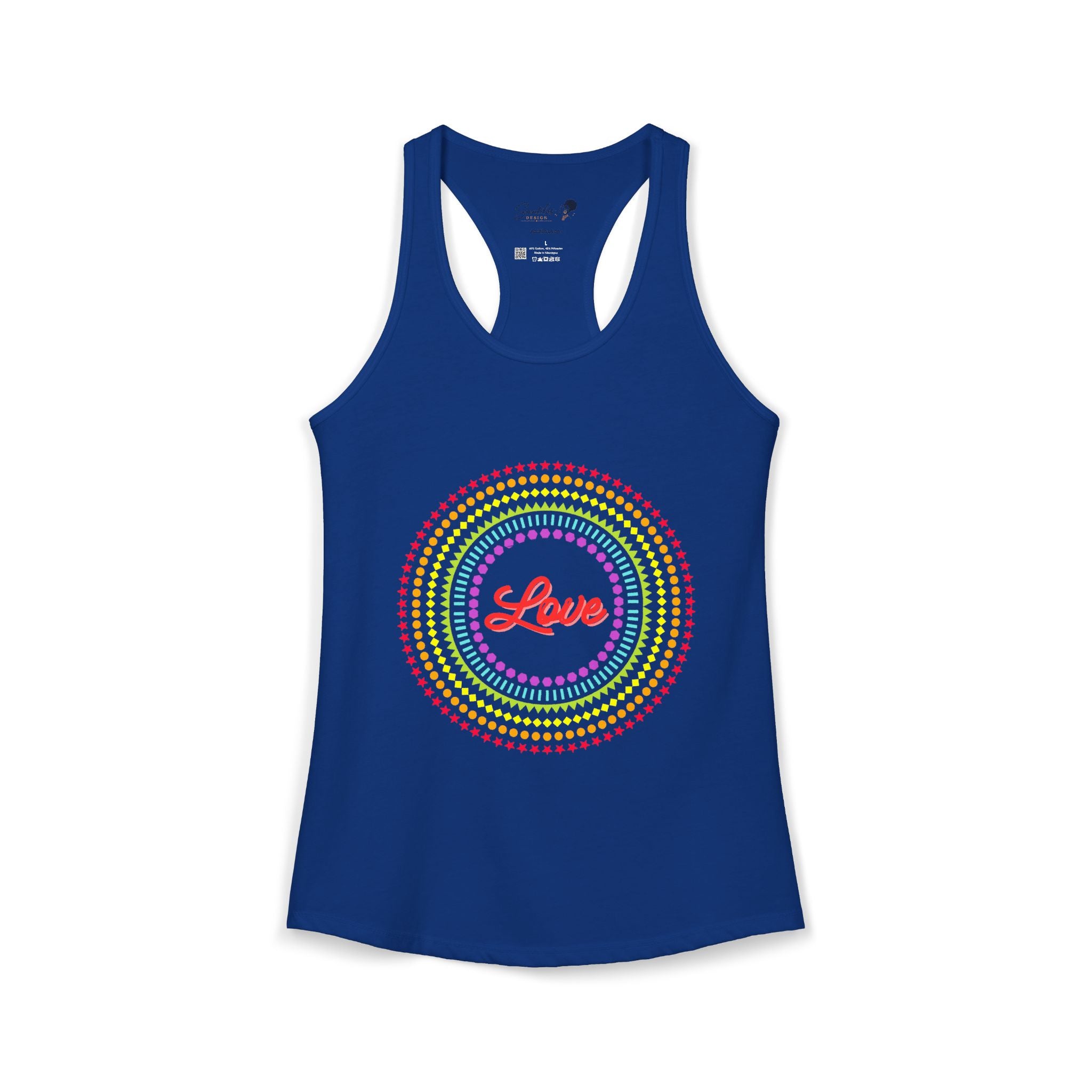 "Love" Women's Ideal Racerback Tank