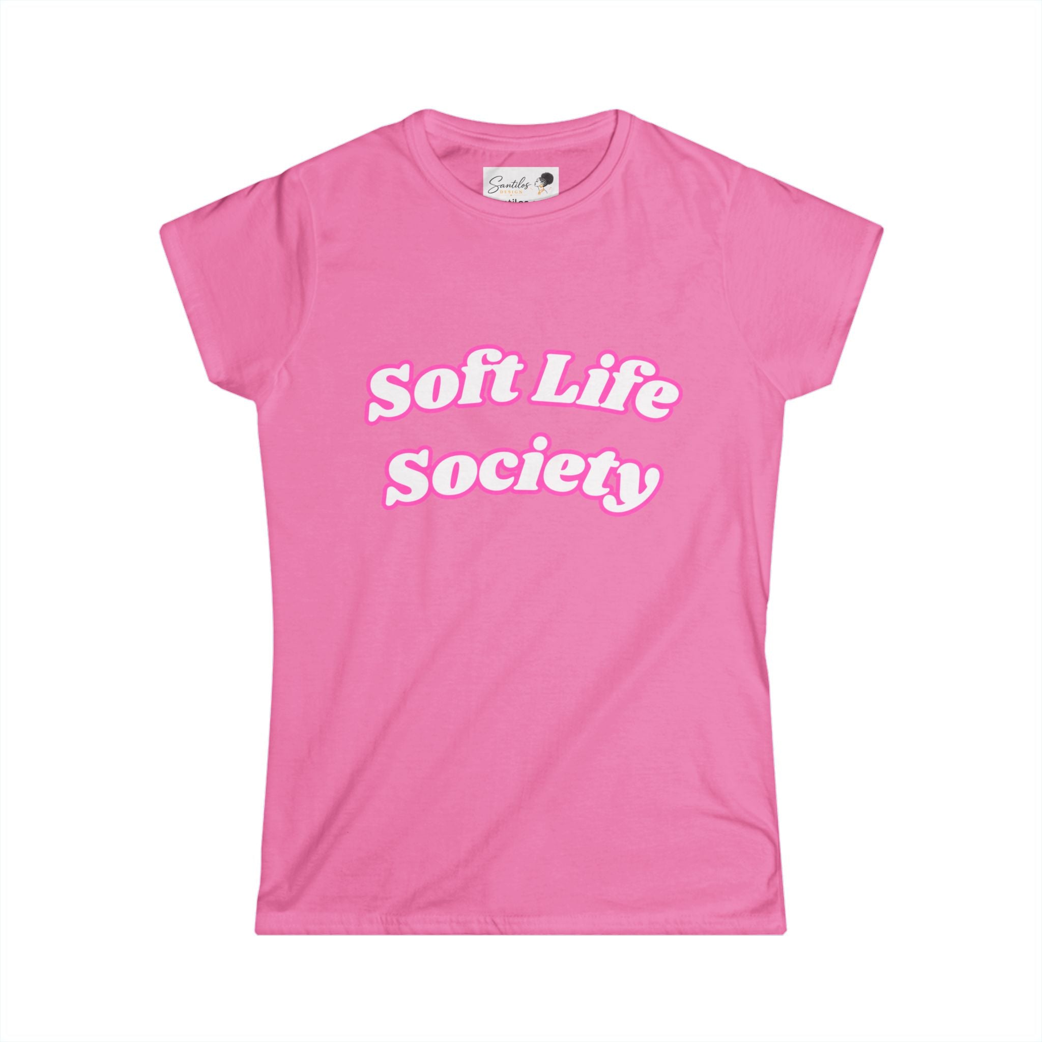 The Soft Life Society Tee - Women's Round Neck Graphic Tee