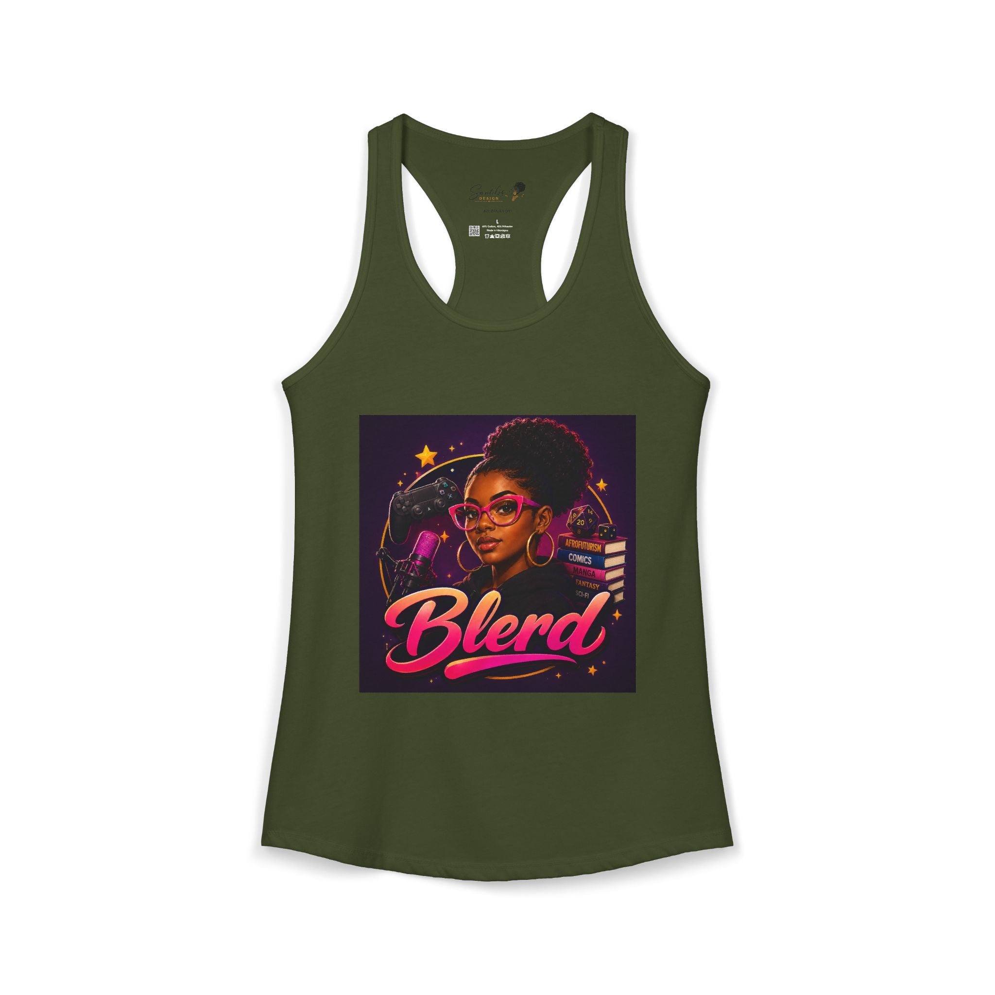 "Blerd" Women's Ideal Racerback Tank