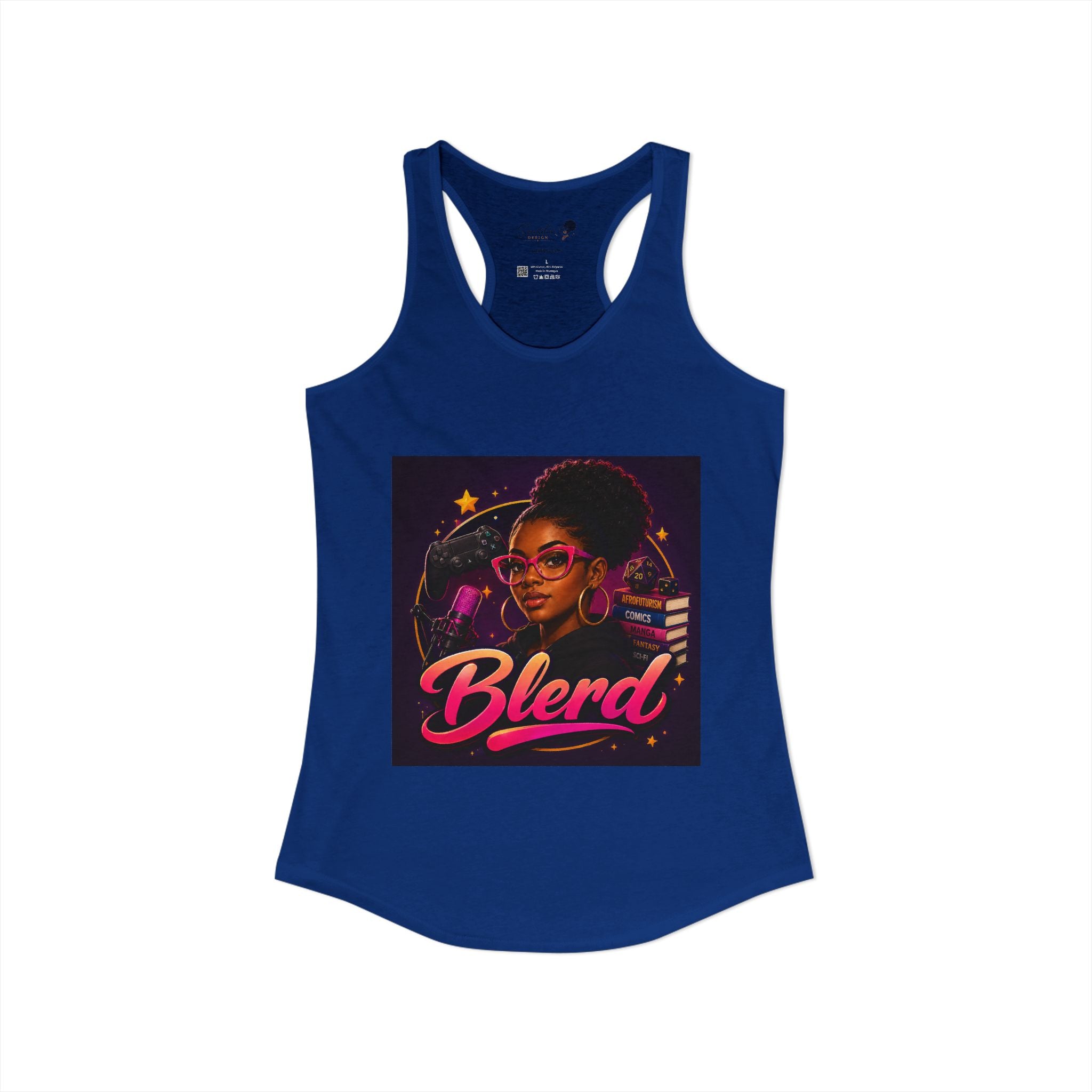 "Blerd" Women's Ideal Racerback Tank