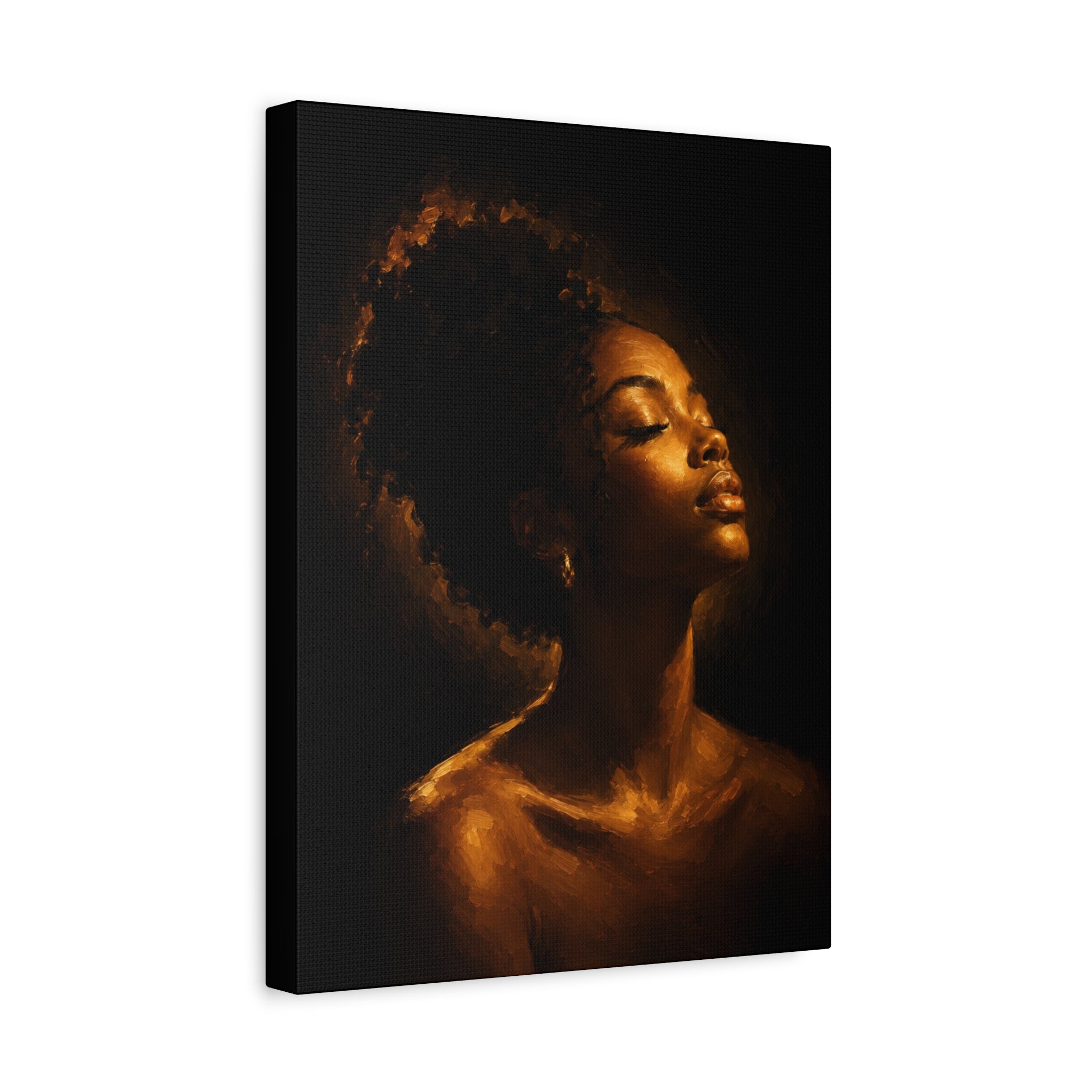 Radiant Reflection — Matte Stretched Wall Art
