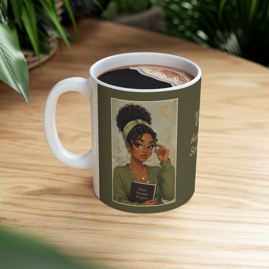 Virgo Zodiac Sign Ceramic Mug — Coffee Mug (11oz)