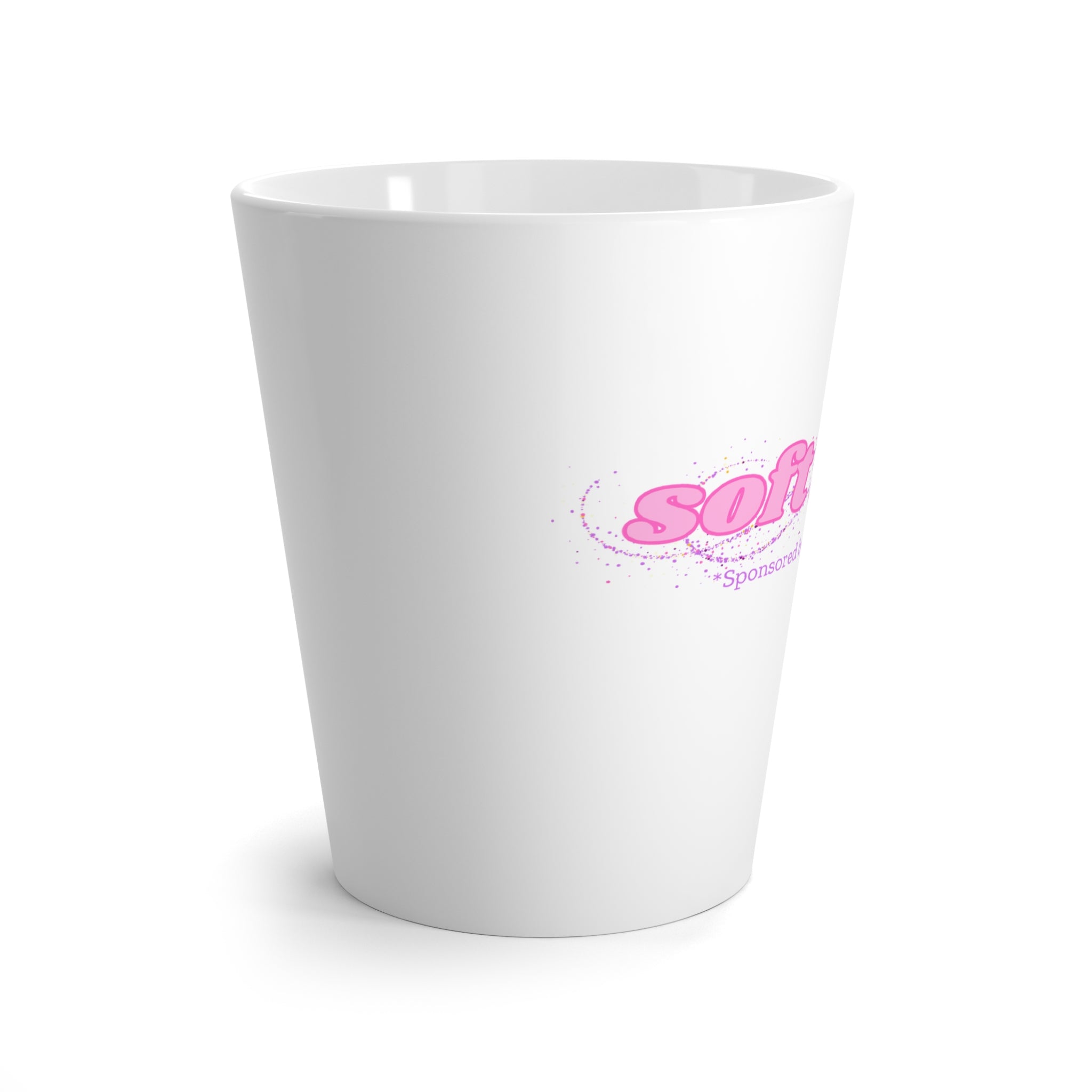 Soft Life Sponsored by Boundaries Latte Mug (White)