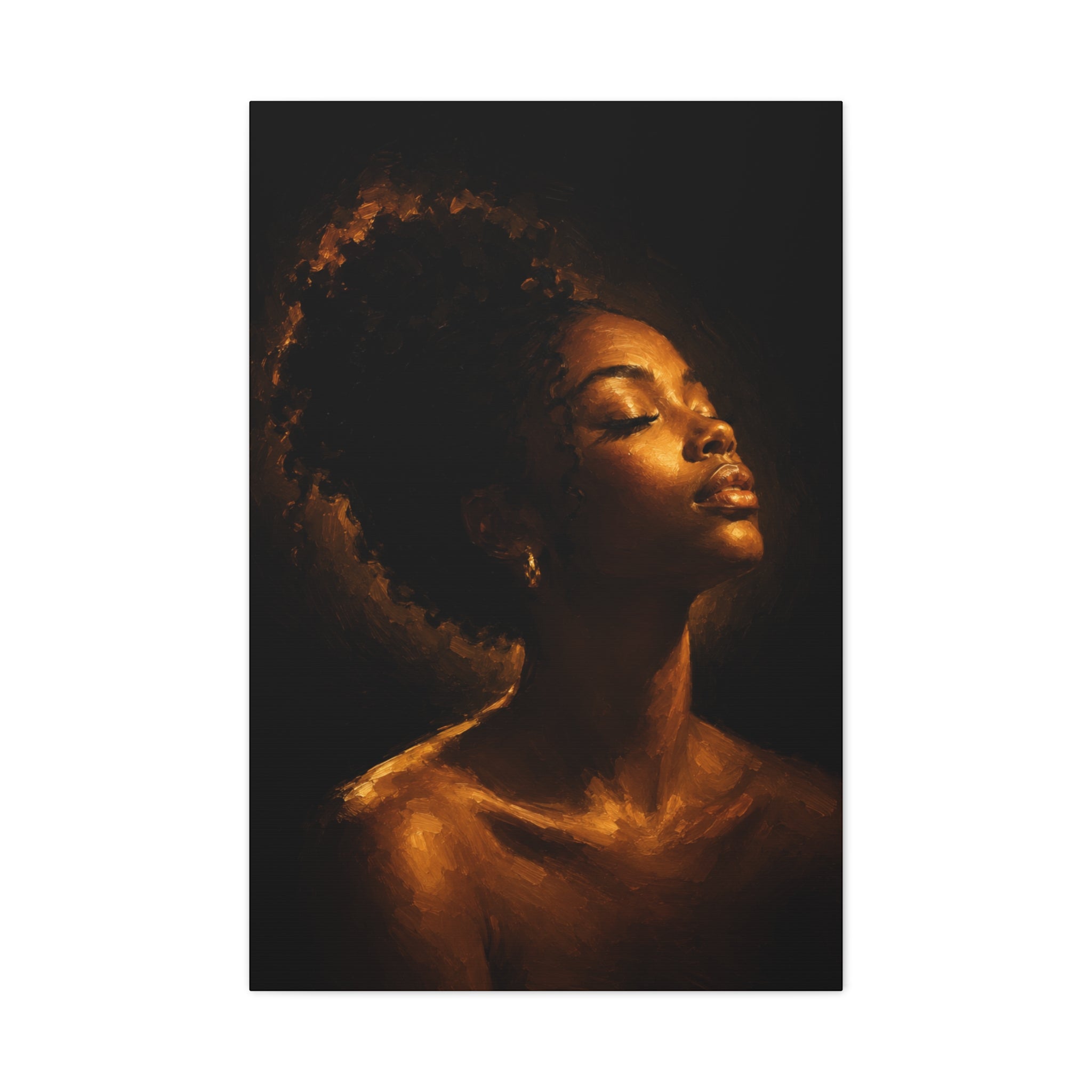 Radiant Reflection — Matte Stretched Wall Art