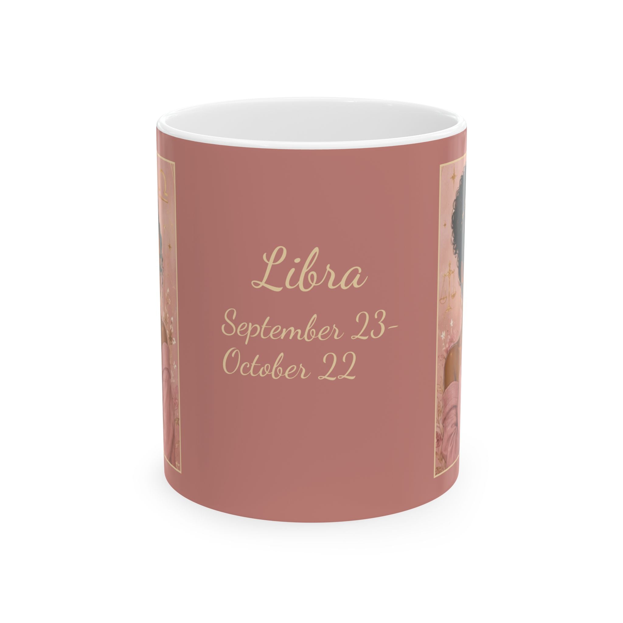 Libra Zodiac Sign Ceramic Mug — Coffee Mug (11oz)