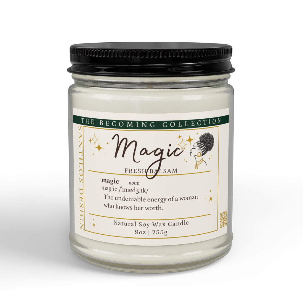 "Magic" Soy Candle — Fresh Balsam Scented (9oz)