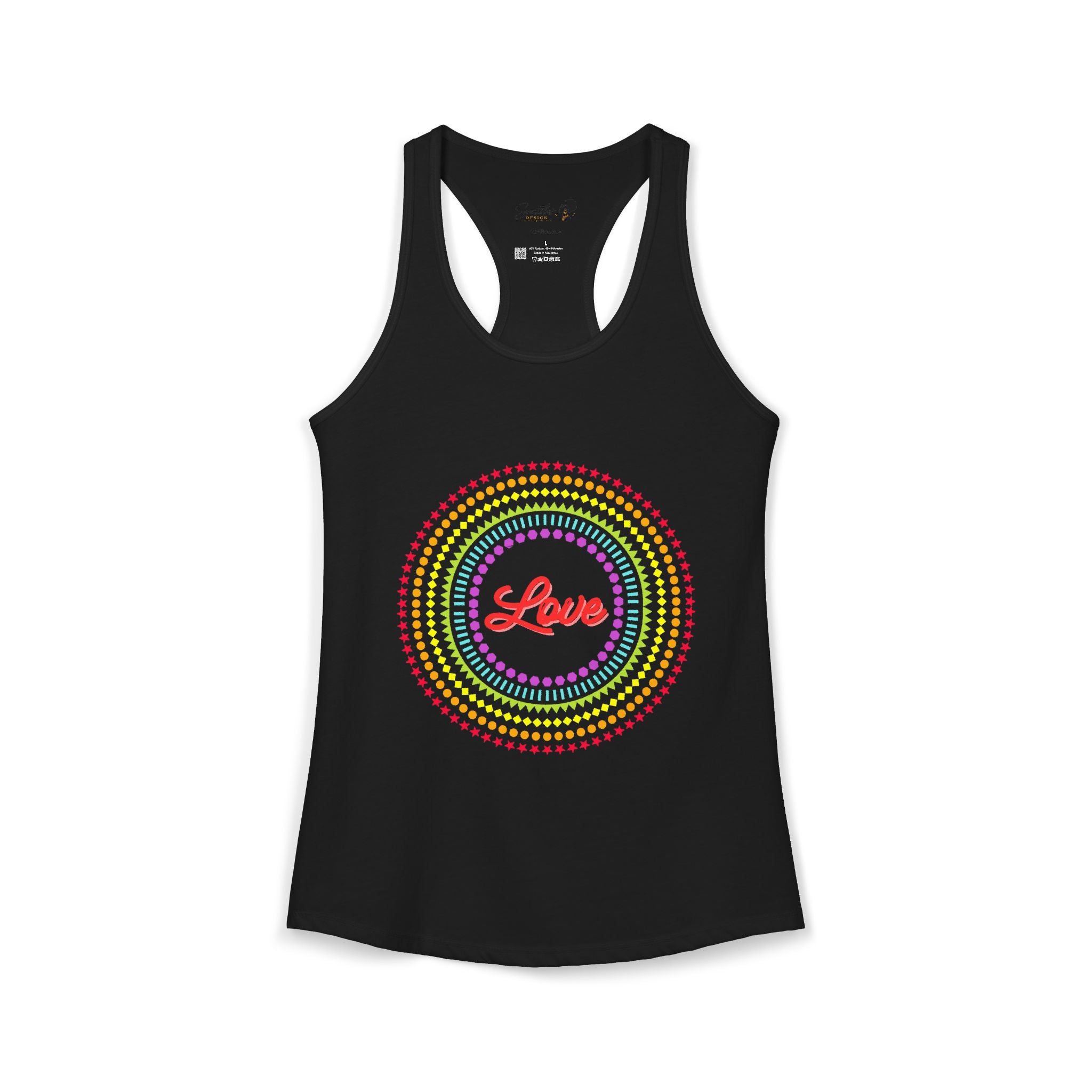 "Love" Women's Ideal Racerback Tank