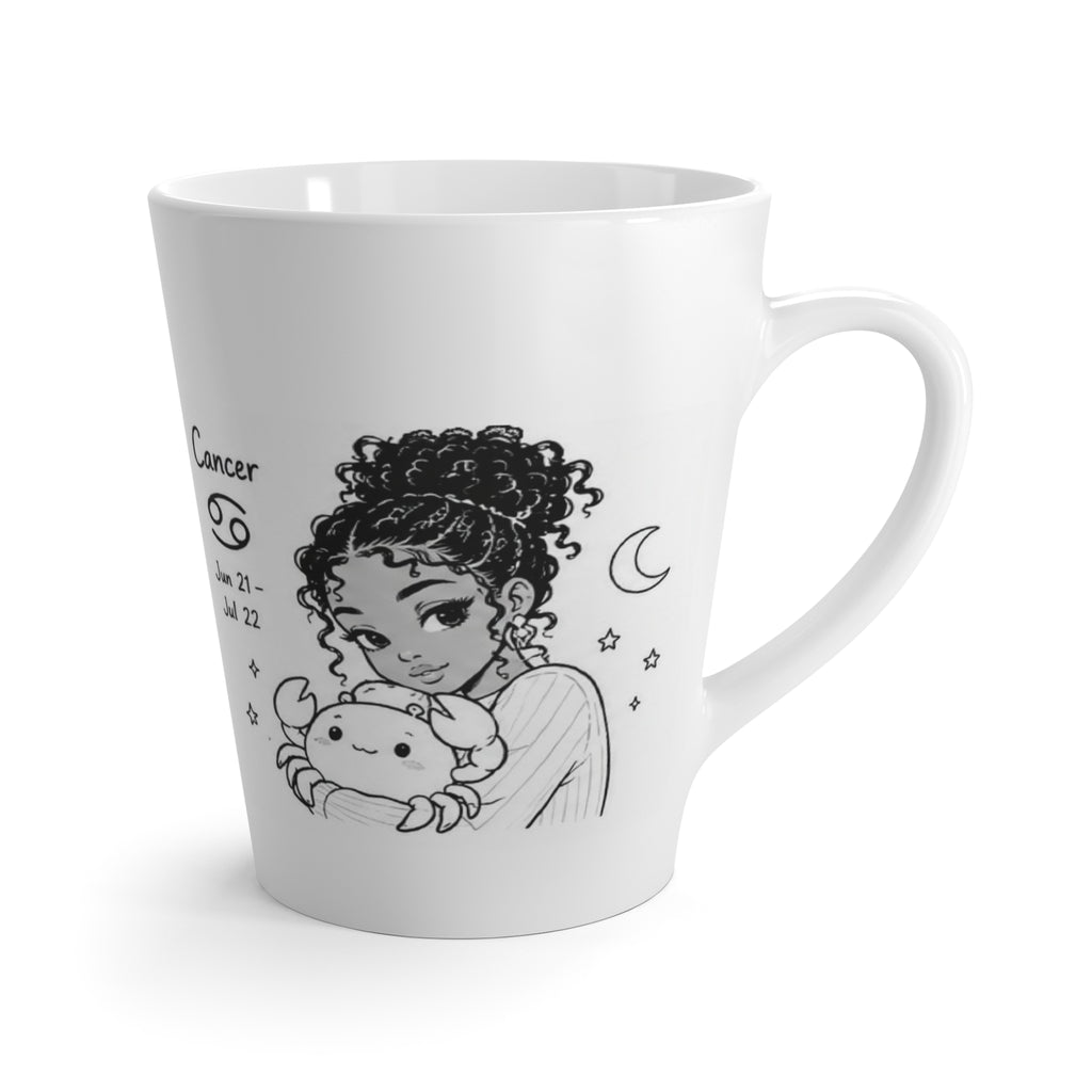 Cancer Zodiac Latte Mug