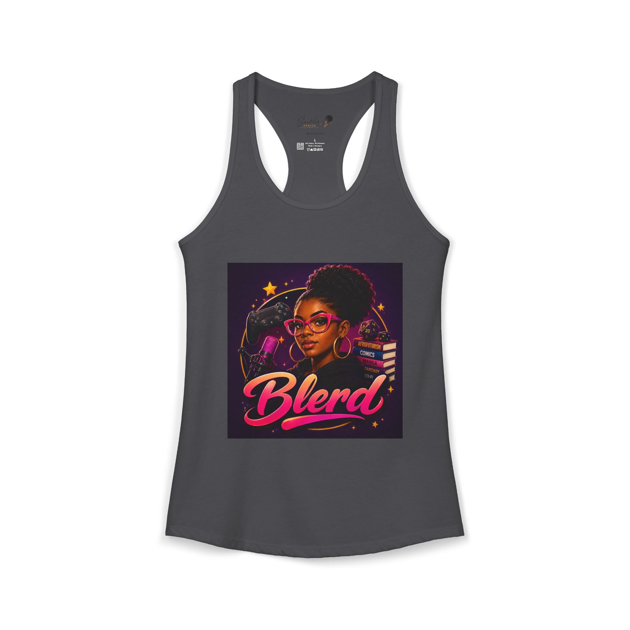 "Blerd" Women's Ideal Racerback Tank