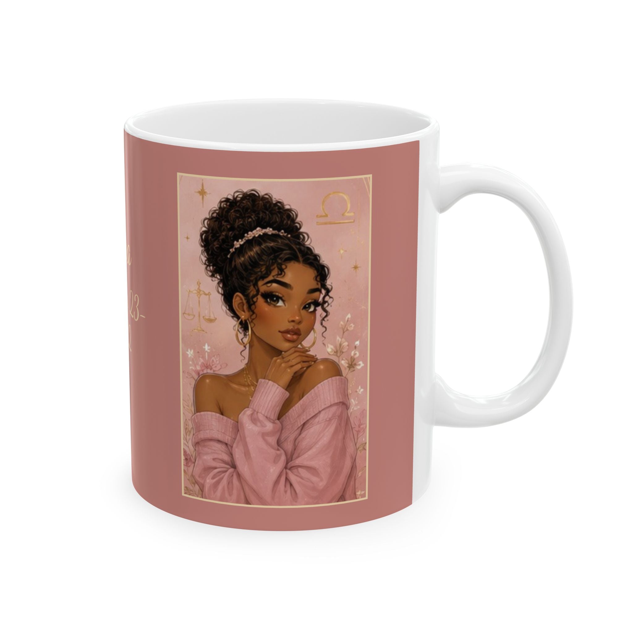 Libra Zodiac Sign Ceramic Mug — Coffee Mug (11oz)