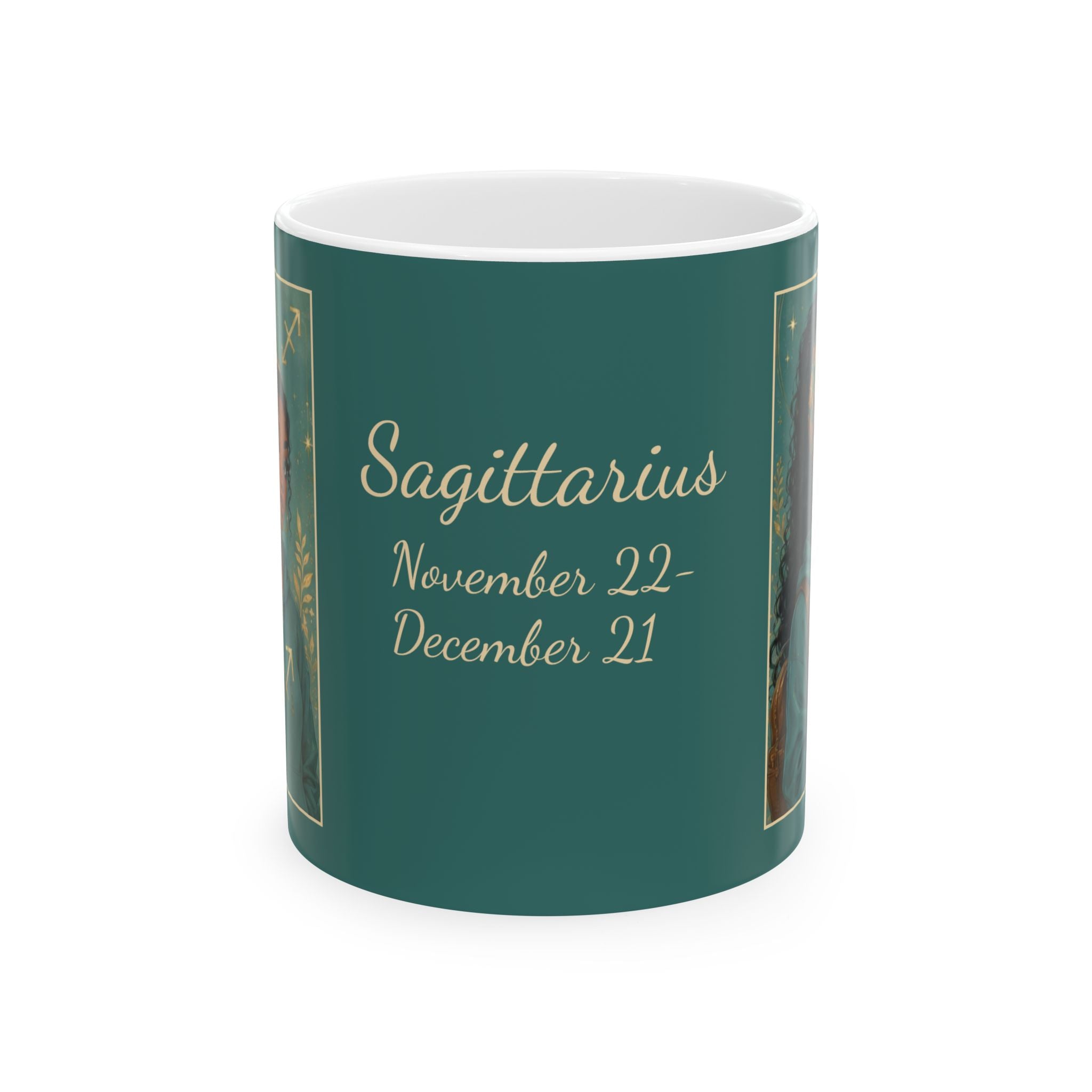 Sagittarius Zodiac Sign Ceramic Mug — Coffee Mug (11oz)