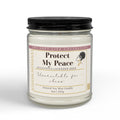 "Protect My Peace" Soy Candle — Eucalyptus Lavender Herb Scented (9oz)