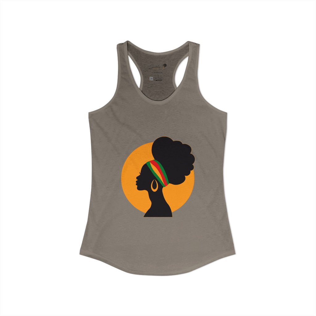 "Golden Goddess" Women's Ideal Racerback Tank