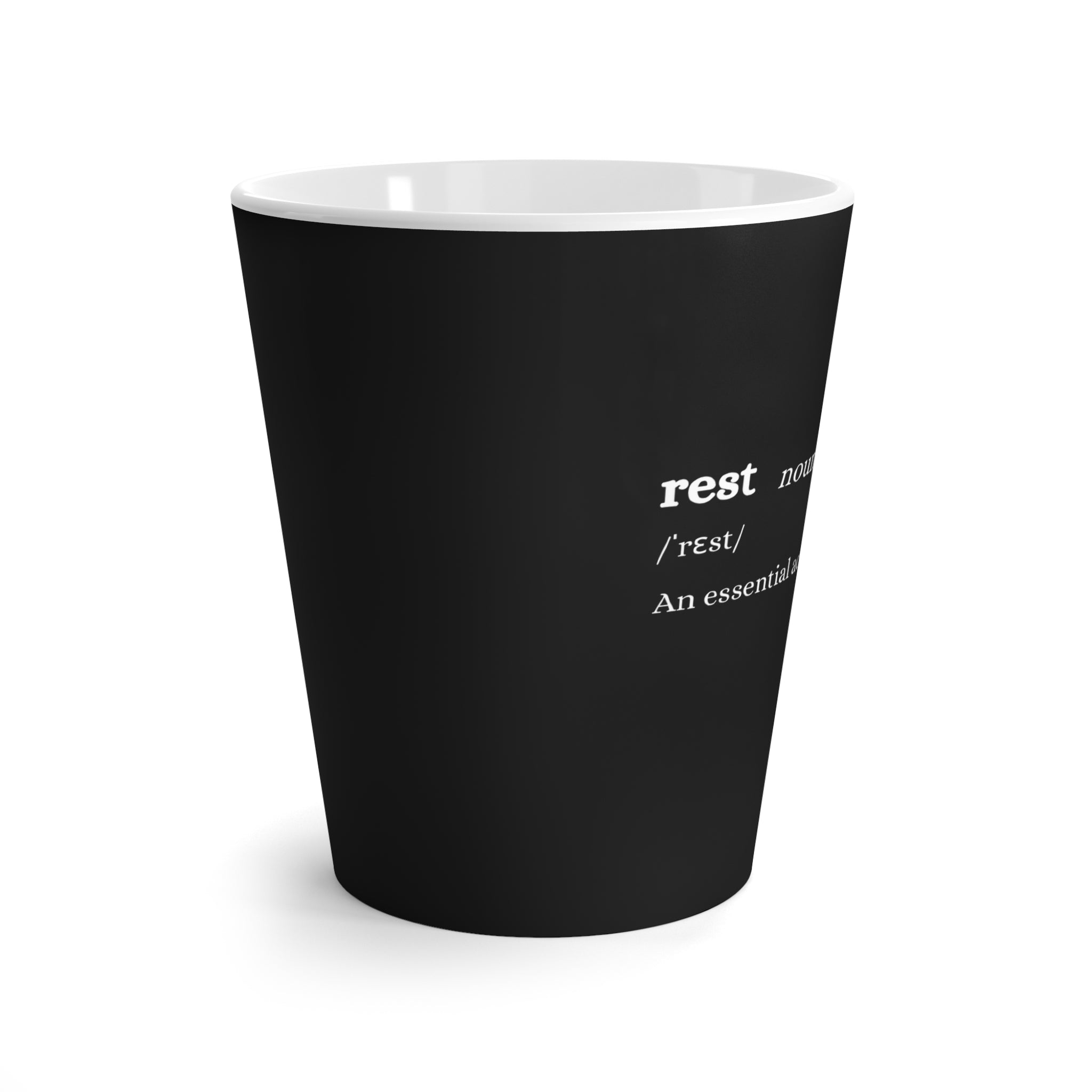 Rest Definition Latte Mug