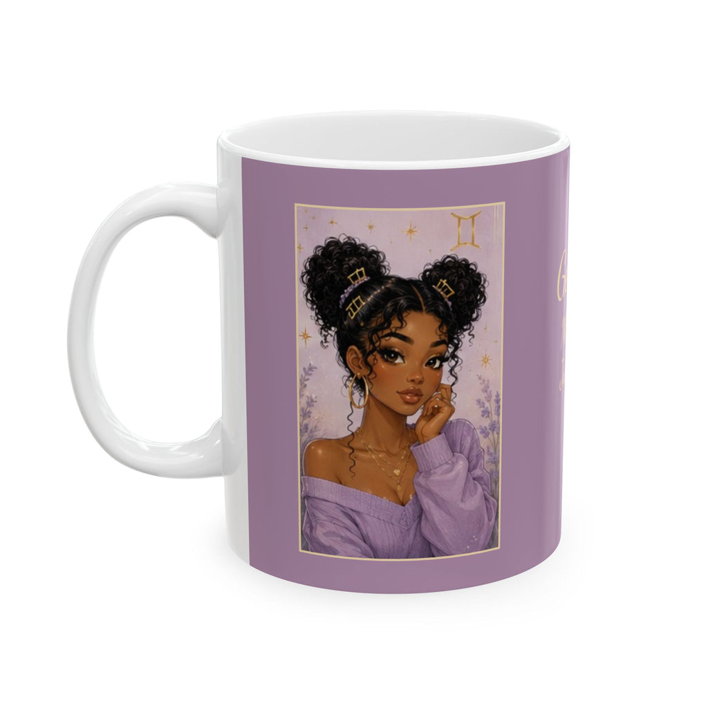 Gemini Zodiac Sign Ceramic Mug — Coffee Mug (11oz)