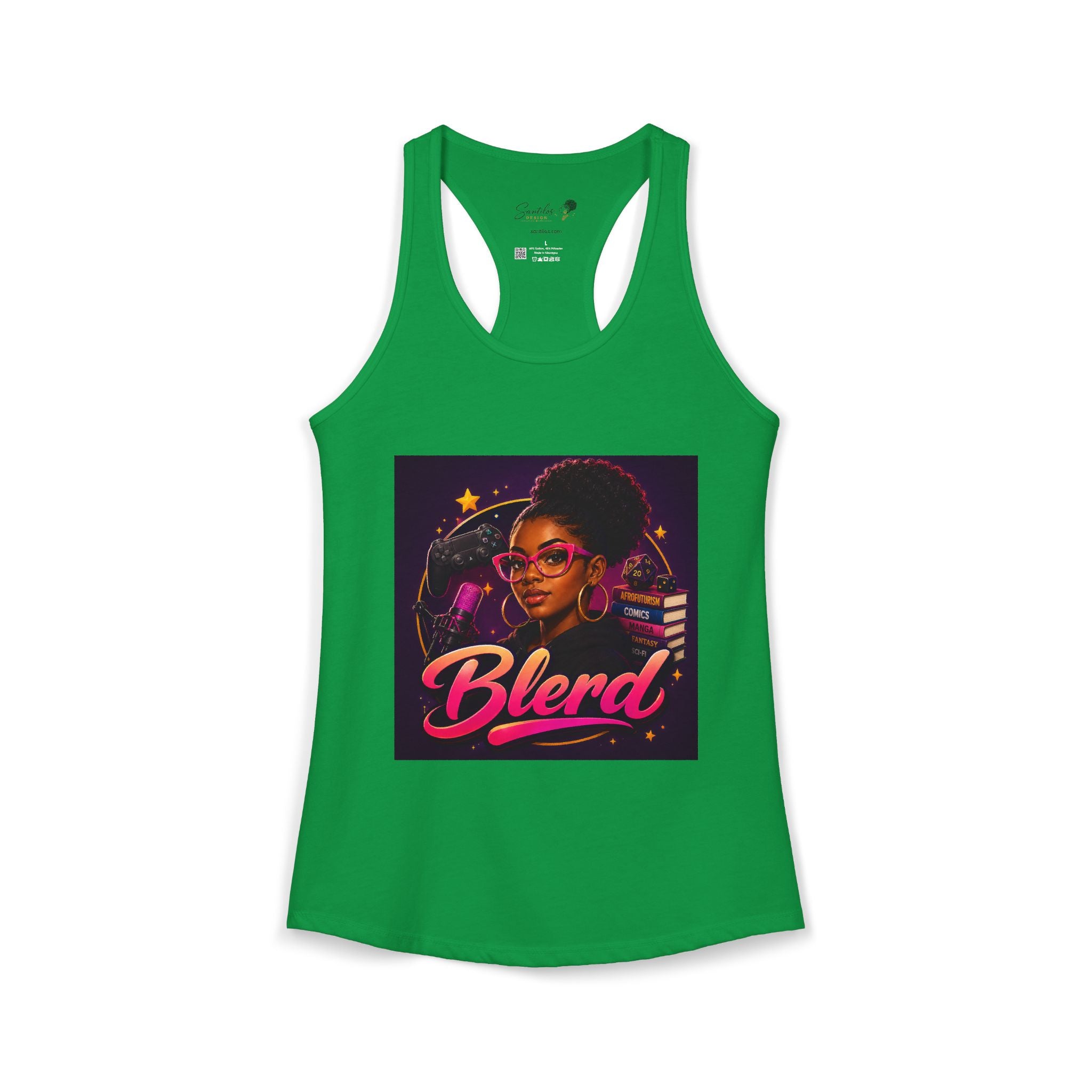 "Blerd" Women's Ideal Racerback Tank