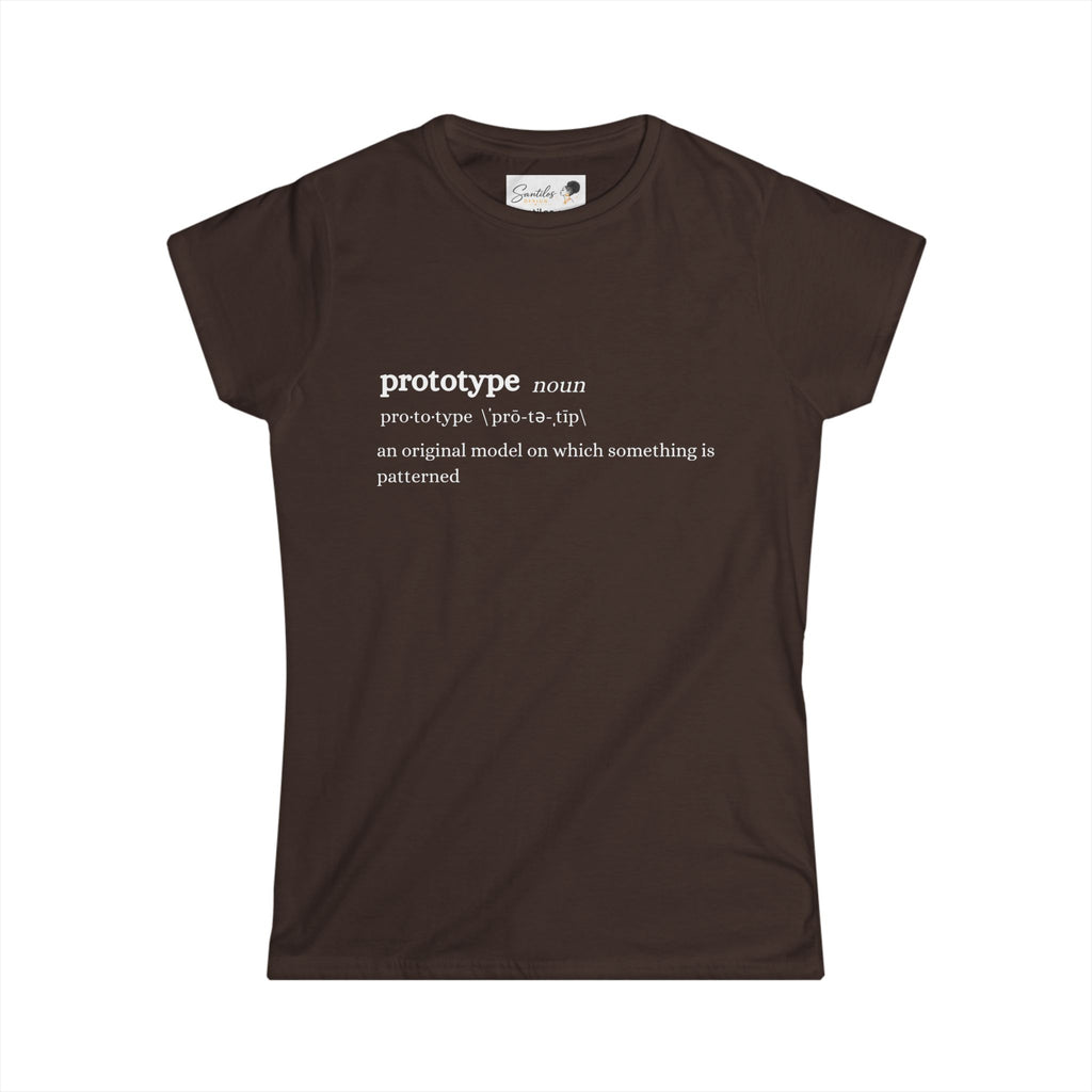 Prototype Definition - Women's Round Neck Graphic Tee