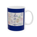 "Auntie With a Passport" Ceramic Mug — Coffee Mug (11oz)