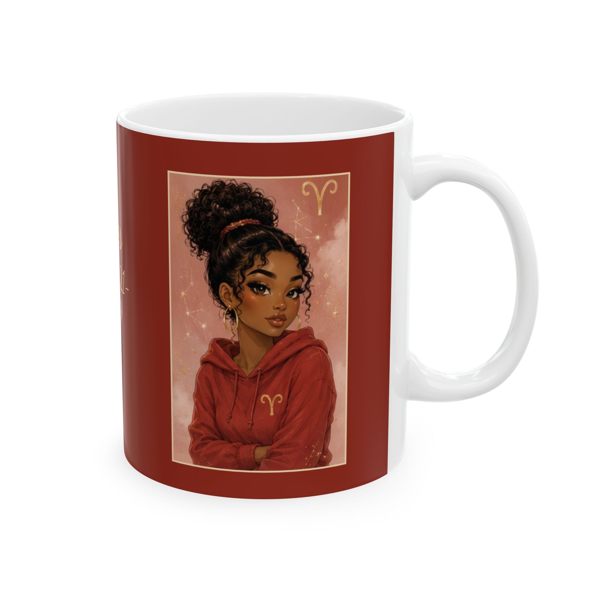 Aries Zodiac Sign Ceramic Mug — Coffee Mug (11oz)