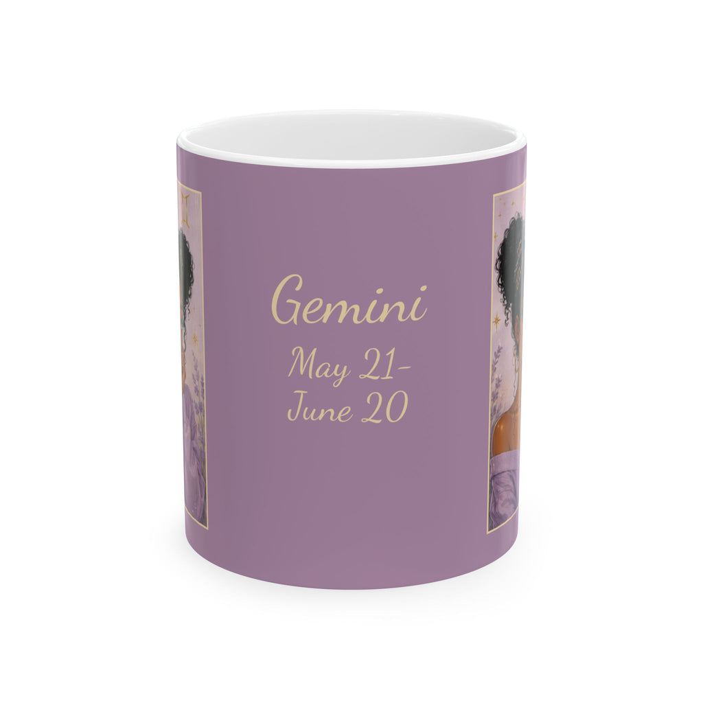 Gemini Zodiac Sign Ceramic Mug — Coffee Mug (11oz)