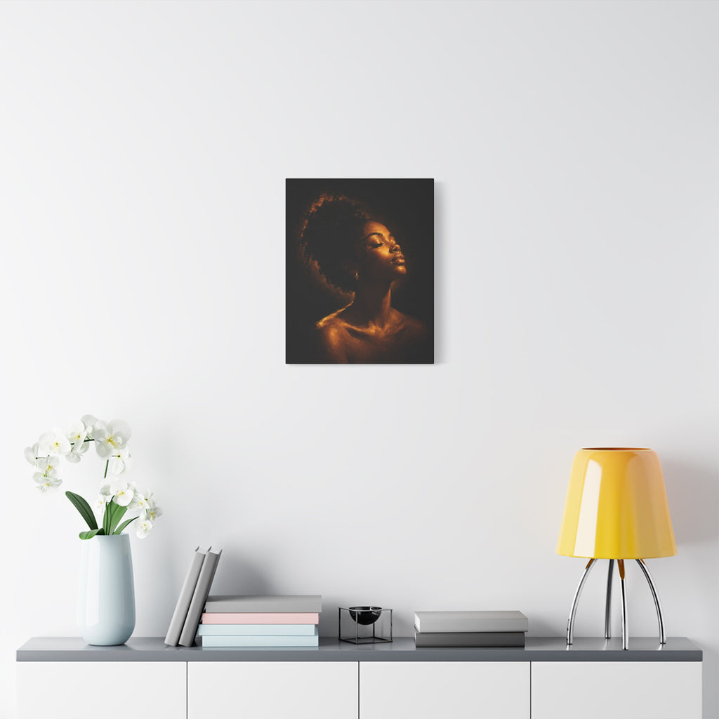 Radiant Reflection — Matte Stretched Wall Art