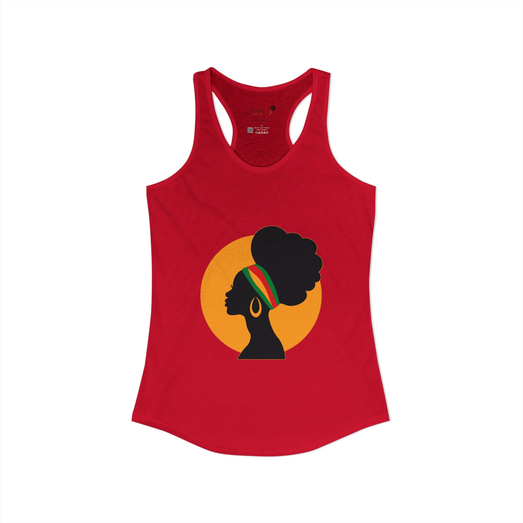 "Golden Goddess" Women's Ideal Racerback Tank