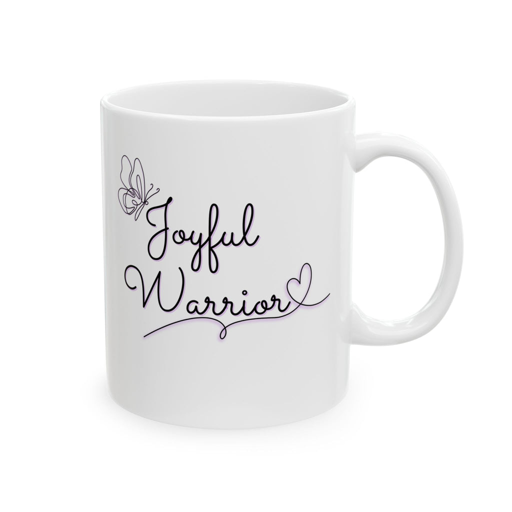"Joyful Warrior" Ceramic Mug — Coffee Mug (11oz)