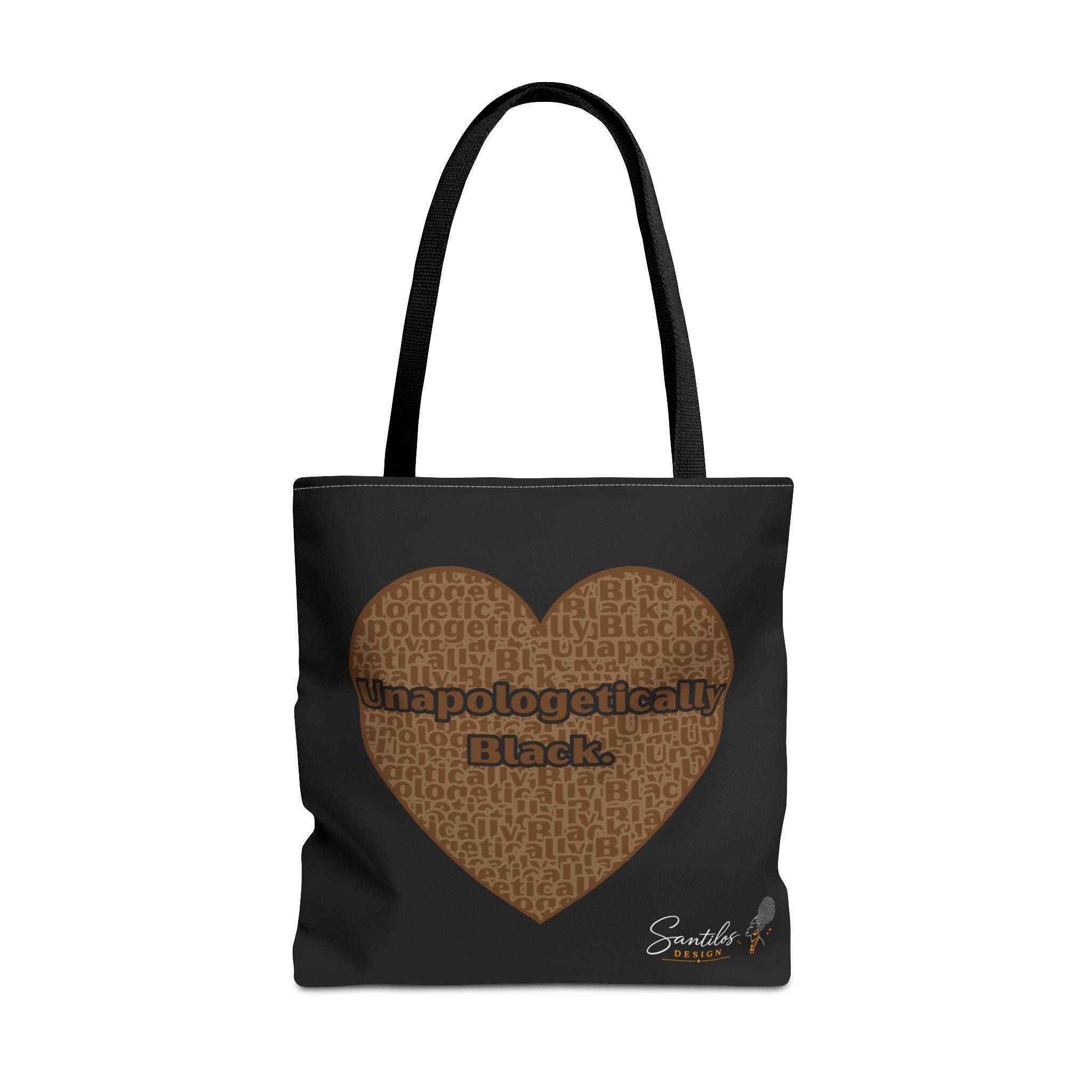 Unapologetically Black Heart Tote Bag