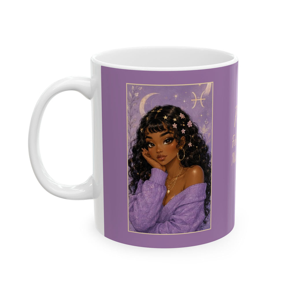 Pisces Zodiac Sign Ceramic Mug — Coffee Mug (11oz)