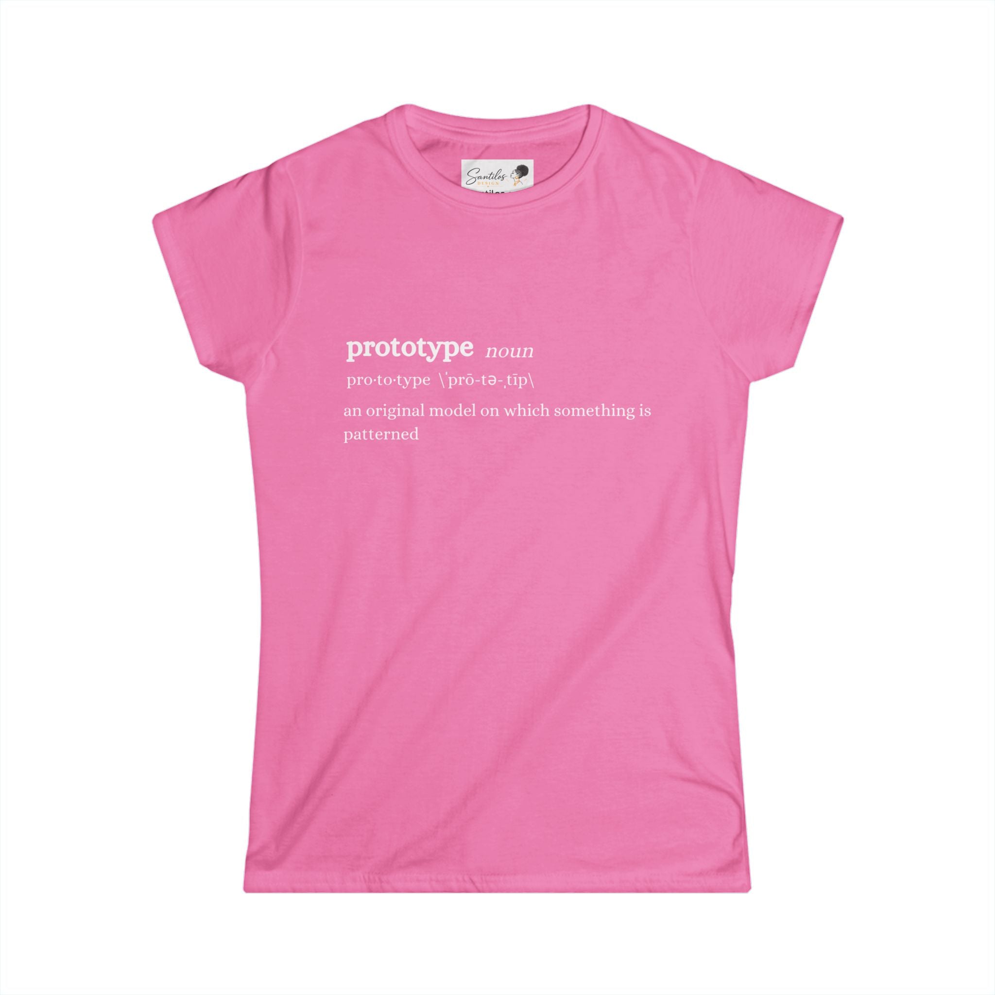 Prototype Definition - Women's Round Neck Graphic Tee